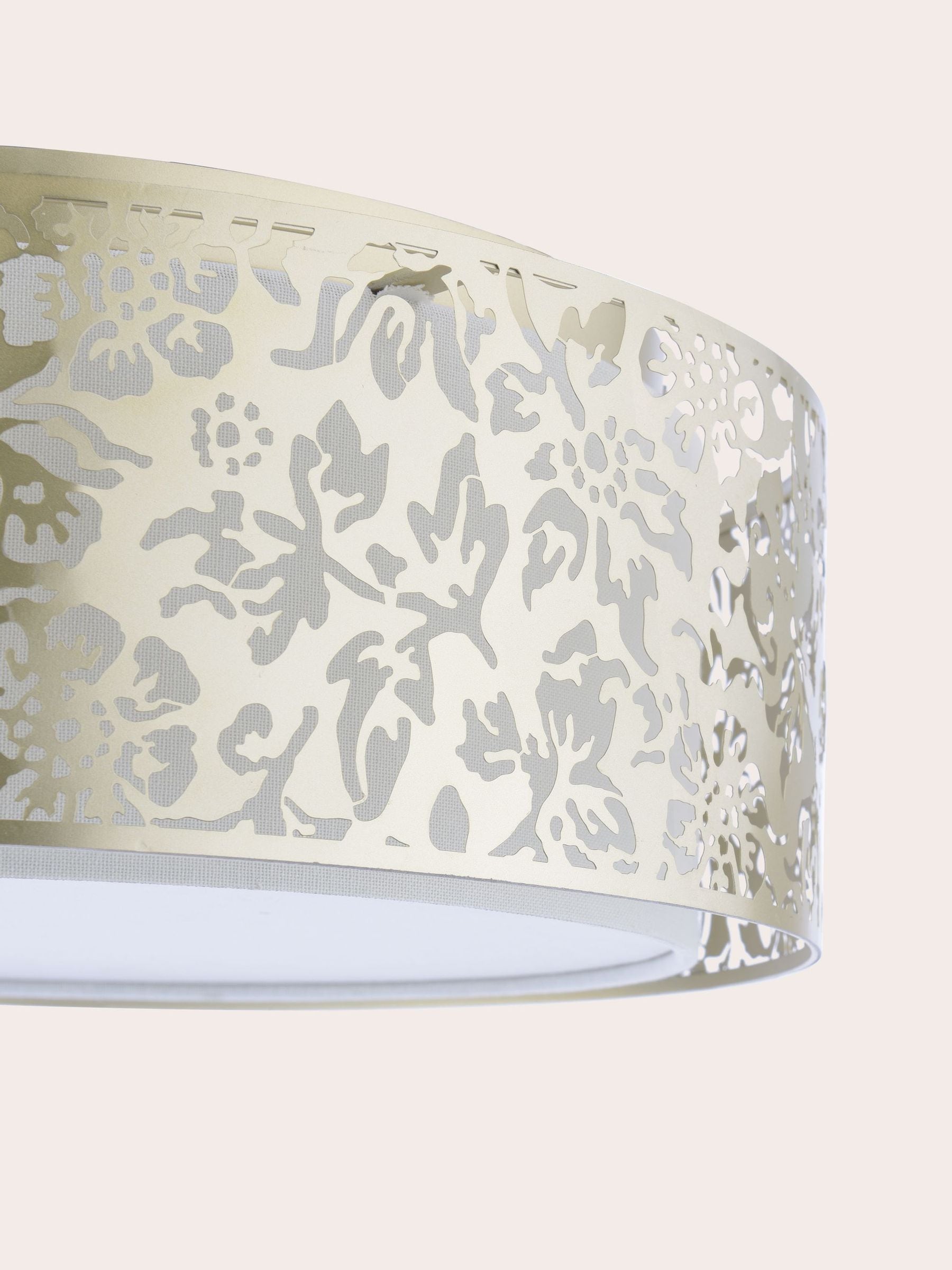 Laura Ashley Sweet Alyssum flush ceiling light 38cm, UK version