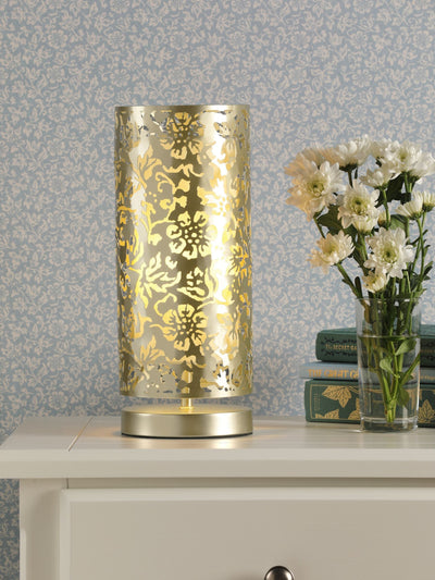 Next Laura Ashley Champagne Sweet Alyssum Table Lamp H32 x 13cm- Buy online at McGrocer