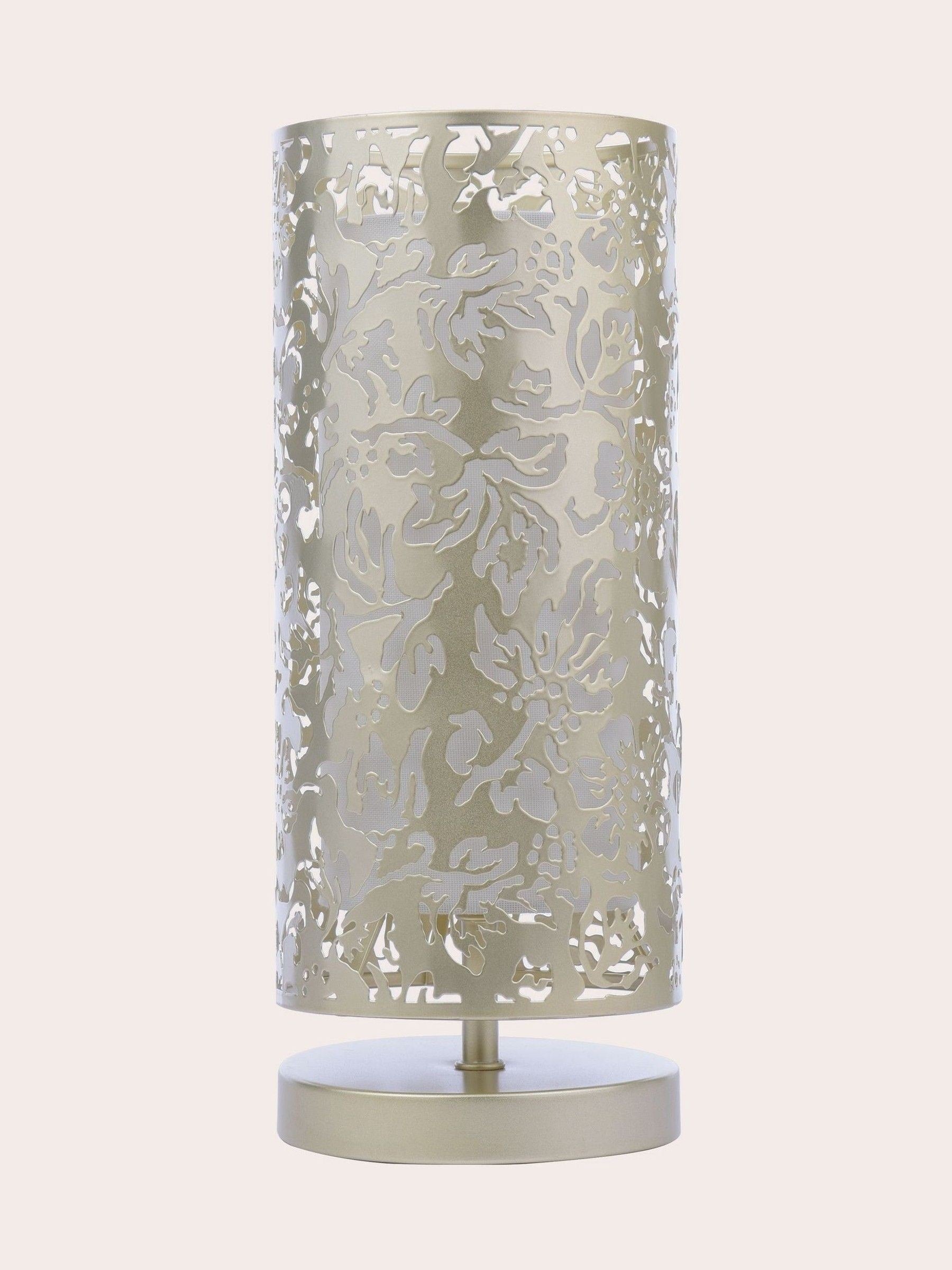 Laura Ashley Champagne Sweet Alyssum table lamp 32cm (British brand)