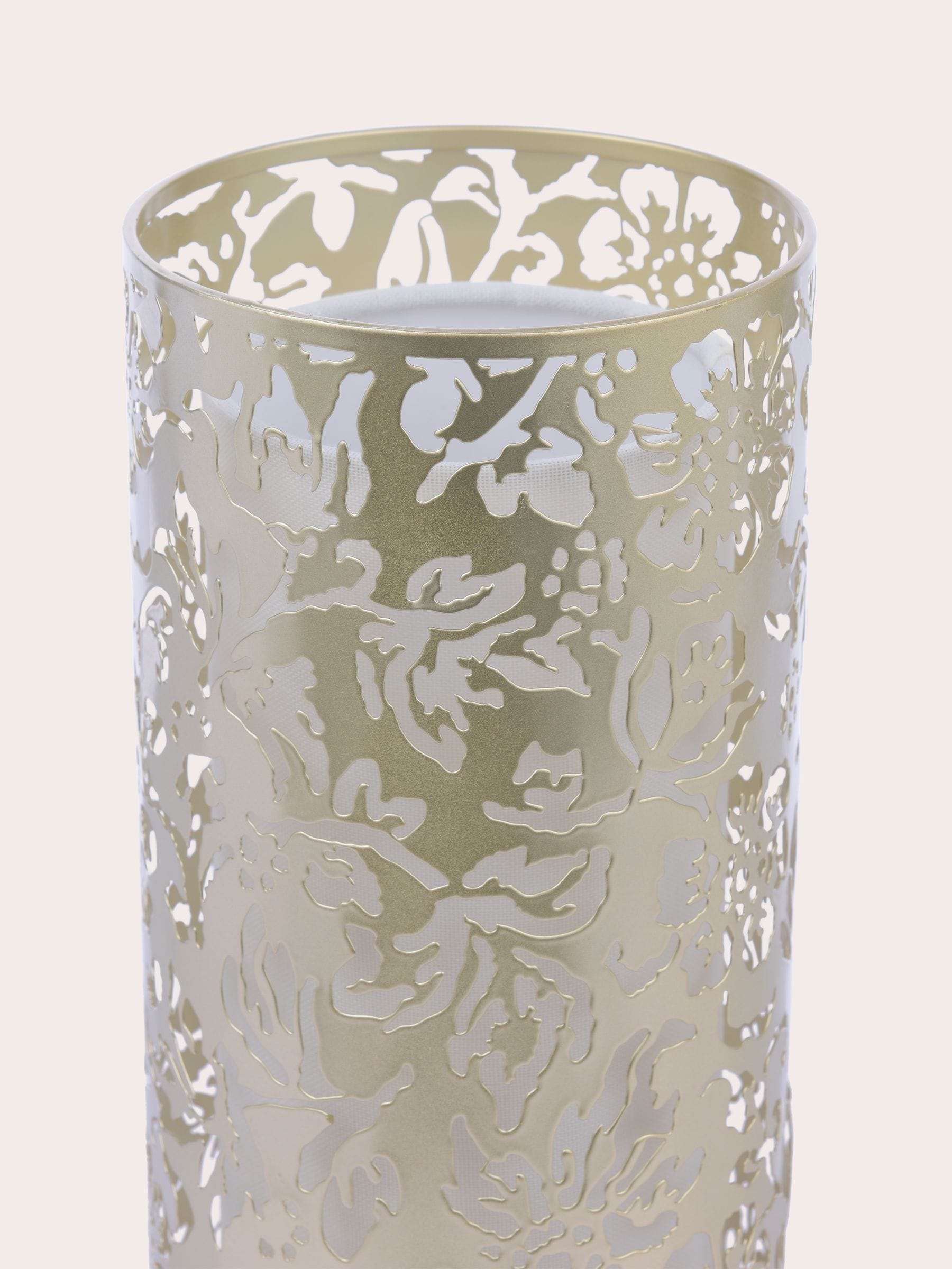 Laura Ashley Champagne Sweet Alyssum table lamp 32cm (British brand)