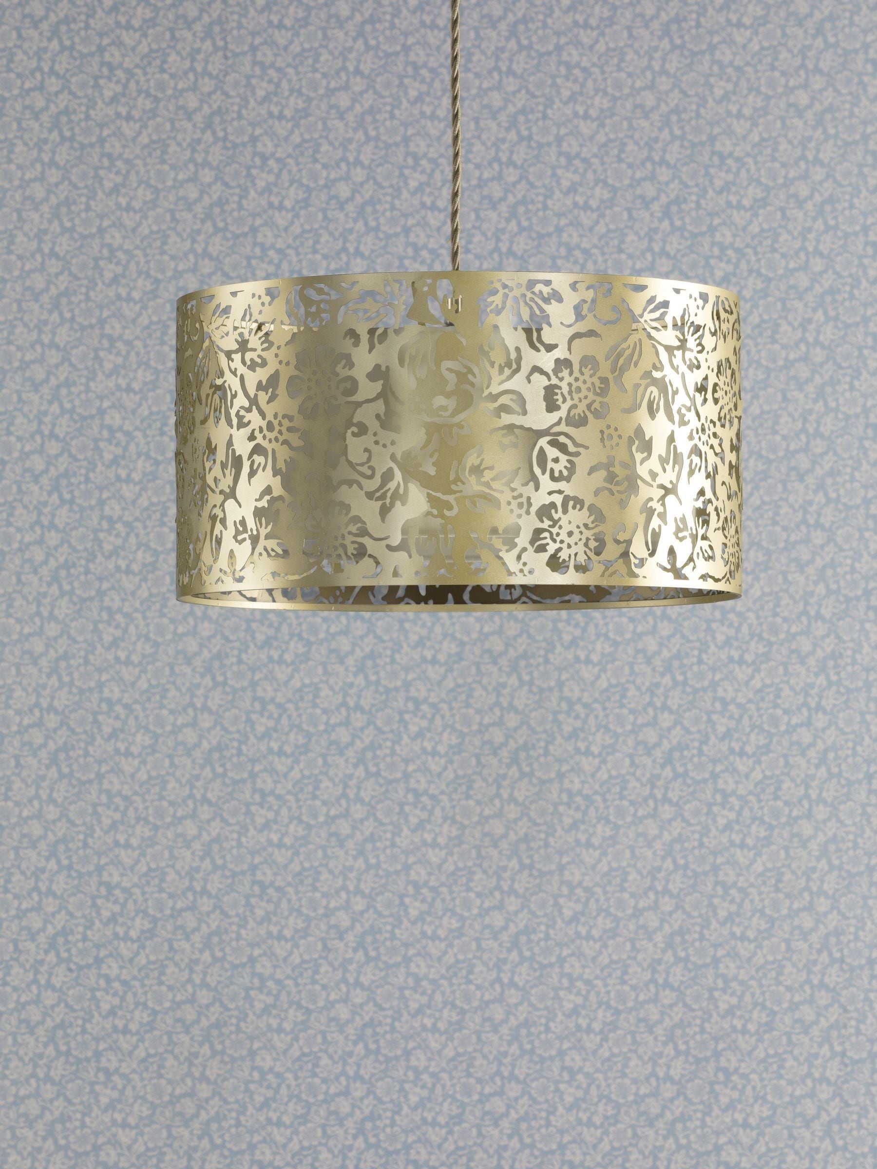 Laura Ashley ceiling light in Champagne Sweet Alyssum - British product