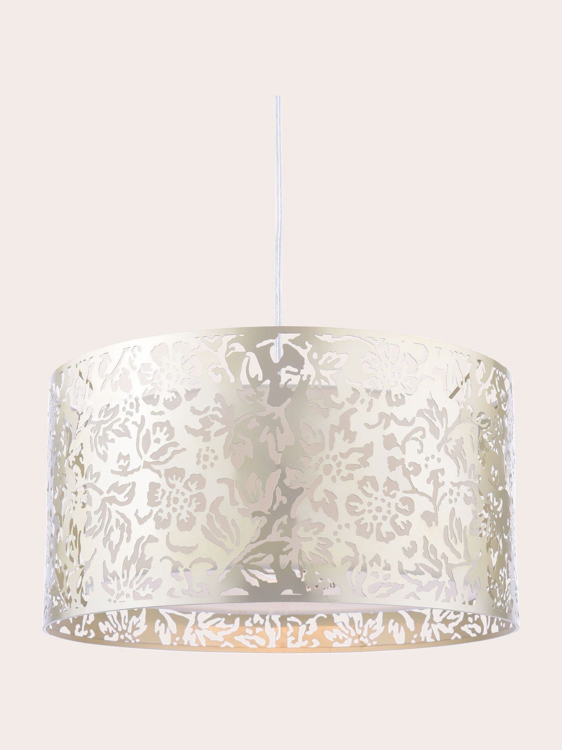 Laura Ashley ceiling light in Champagne Sweet Alyssum - British product