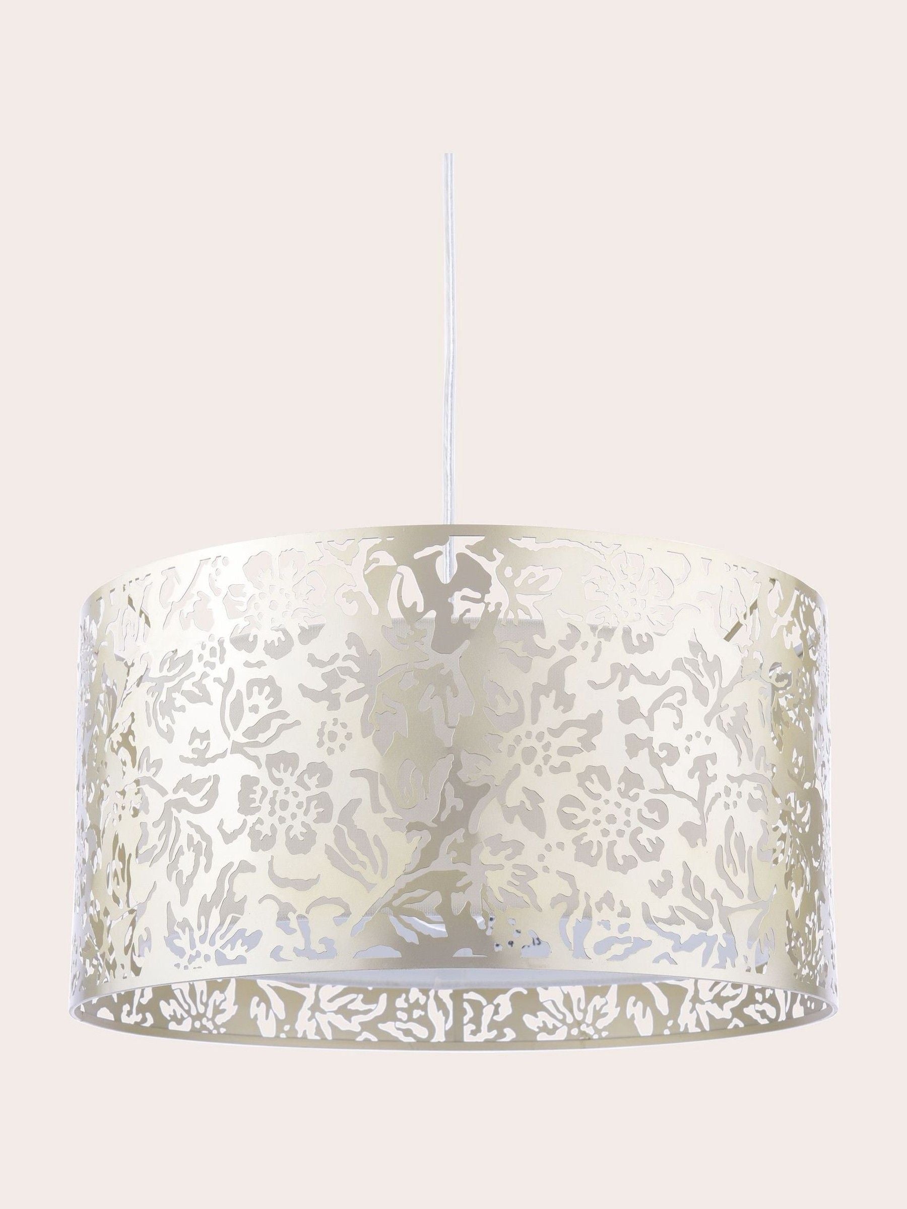 Laura Ashley ceiling light in Champagne Sweet Alyssum - British product