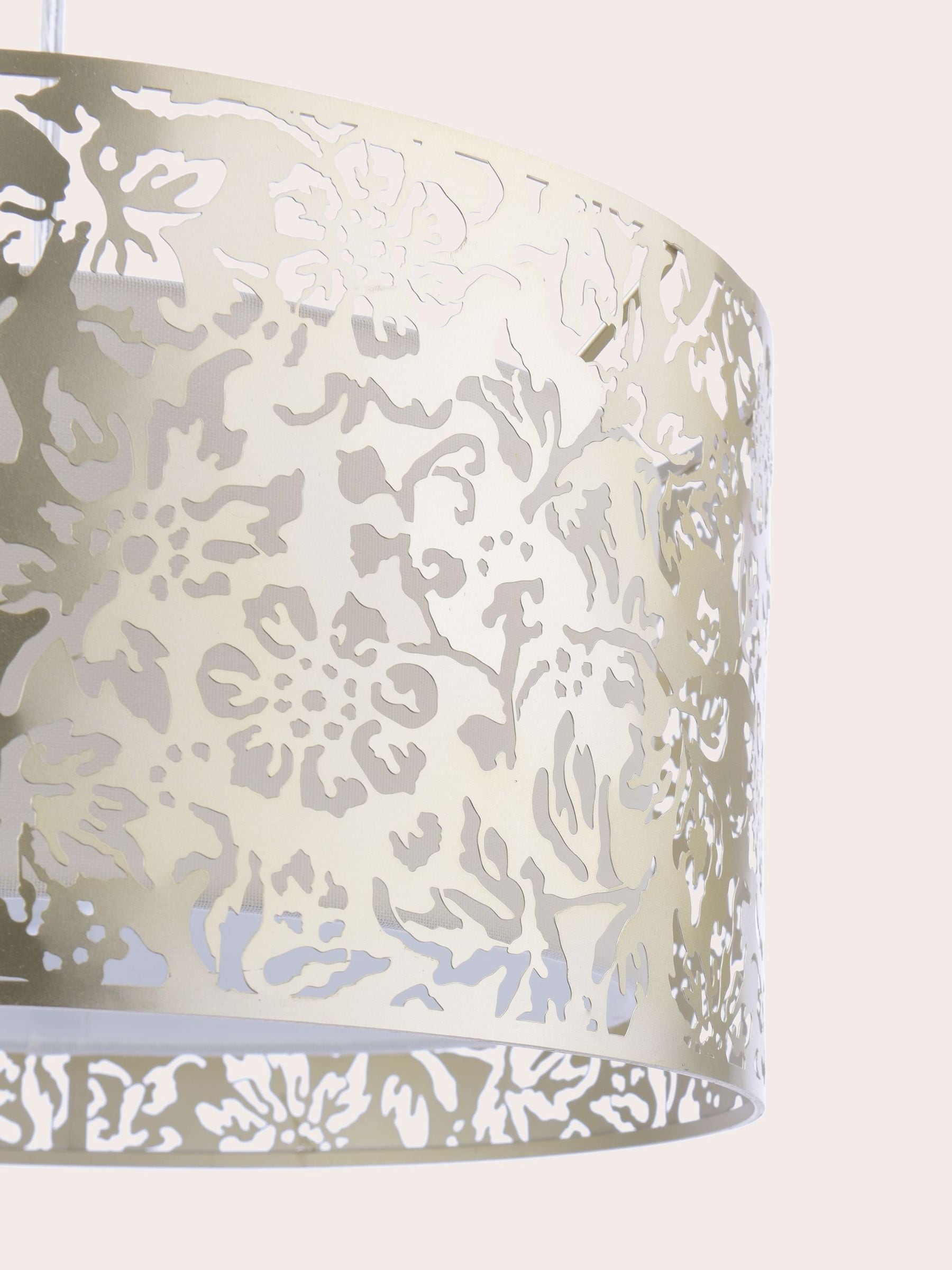 Laura Ashley ceiling light in Champagne Sweet Alyssum - British product