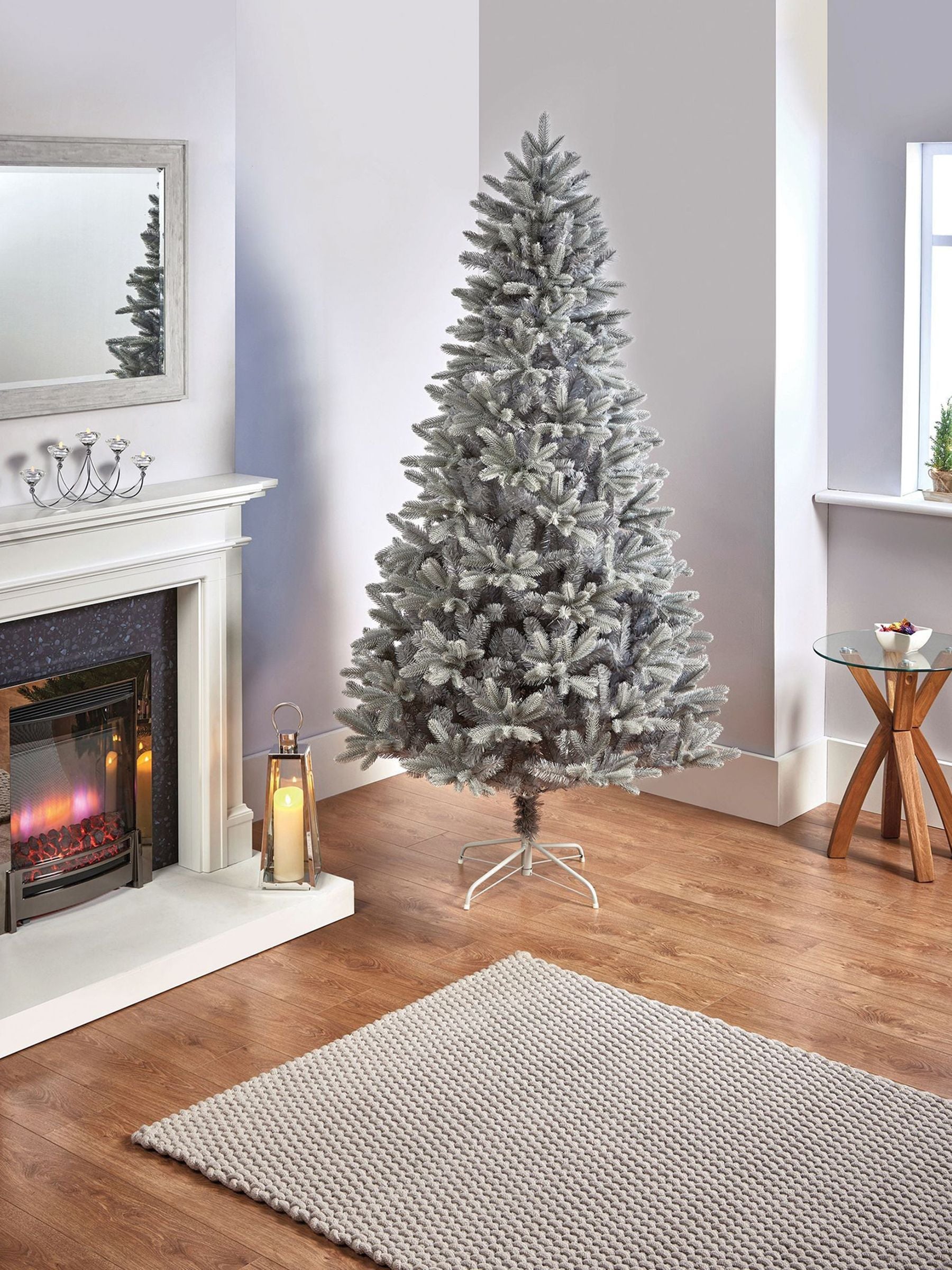 Premier Grey Cherry Pine artificial Christmas tree 5ft, imported from the UK