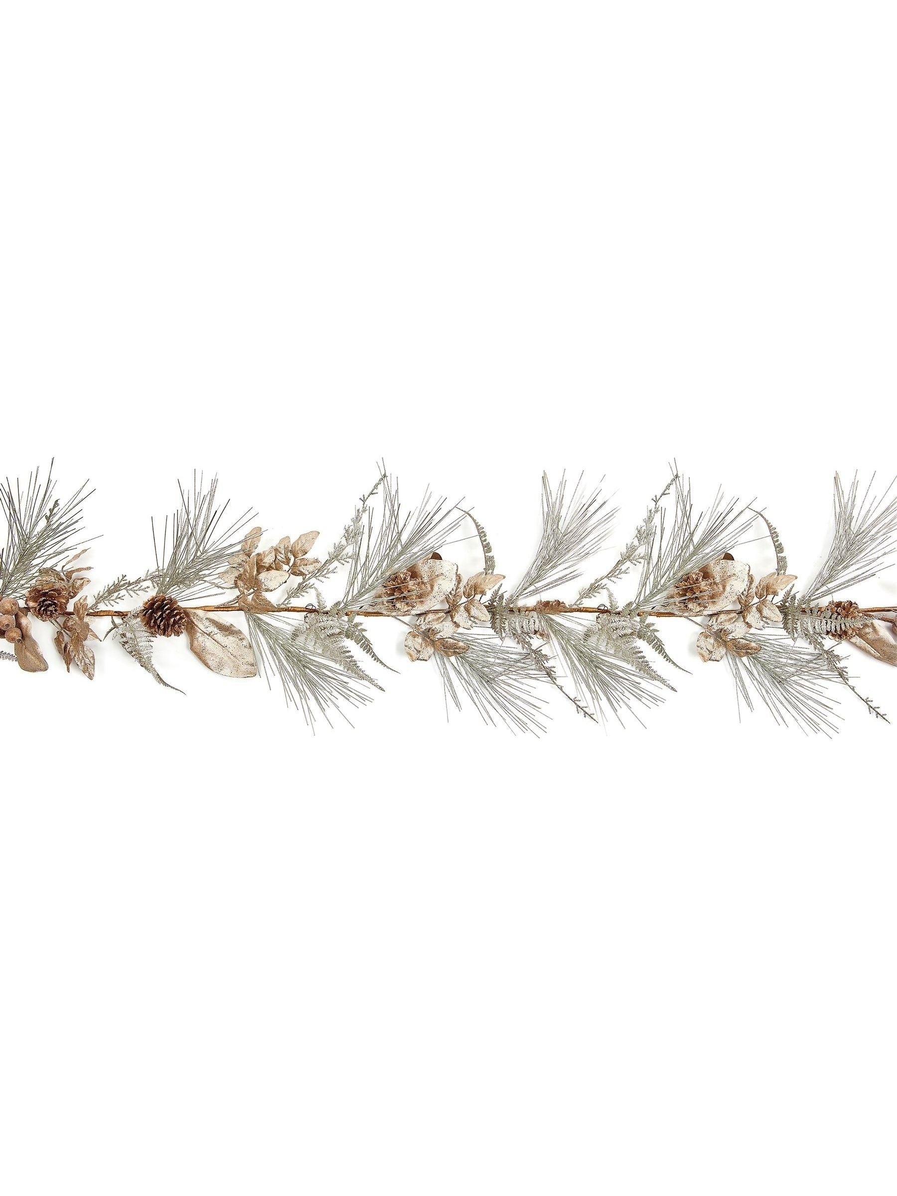 Premier Decorations platinum gold garland 1.8m, UK version