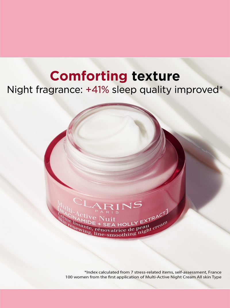 Clarins all skin types multi-active night cream 50ml - British product