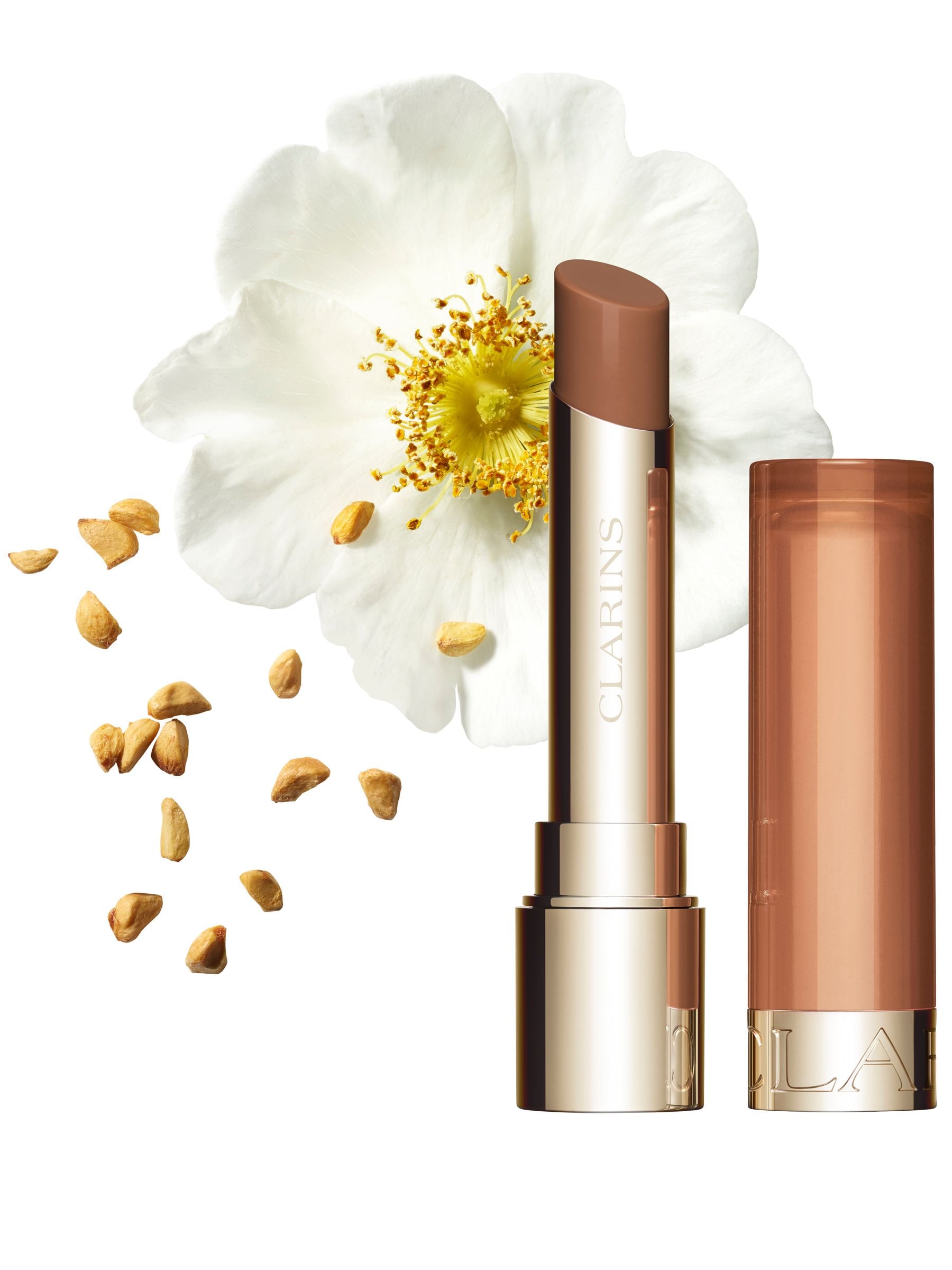 Clarins lip oil balm 01 Pale Pink - British product