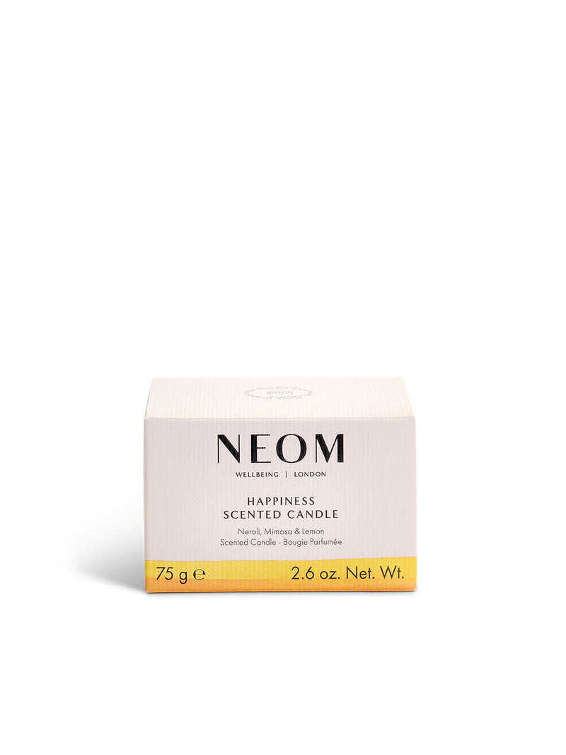 NEOM Happiness scented travel candle (British brand)