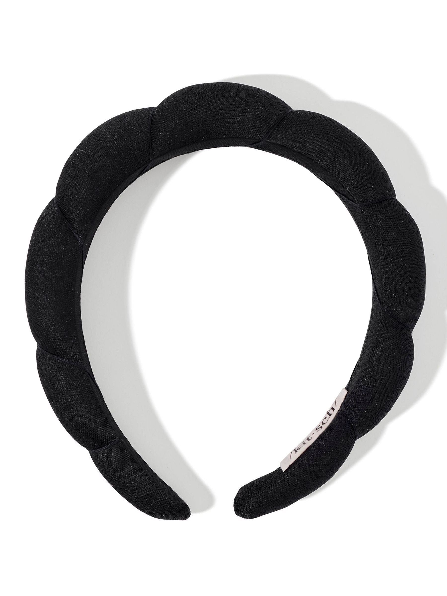 Kitsch puffy cloud fashion black headband (British brand)