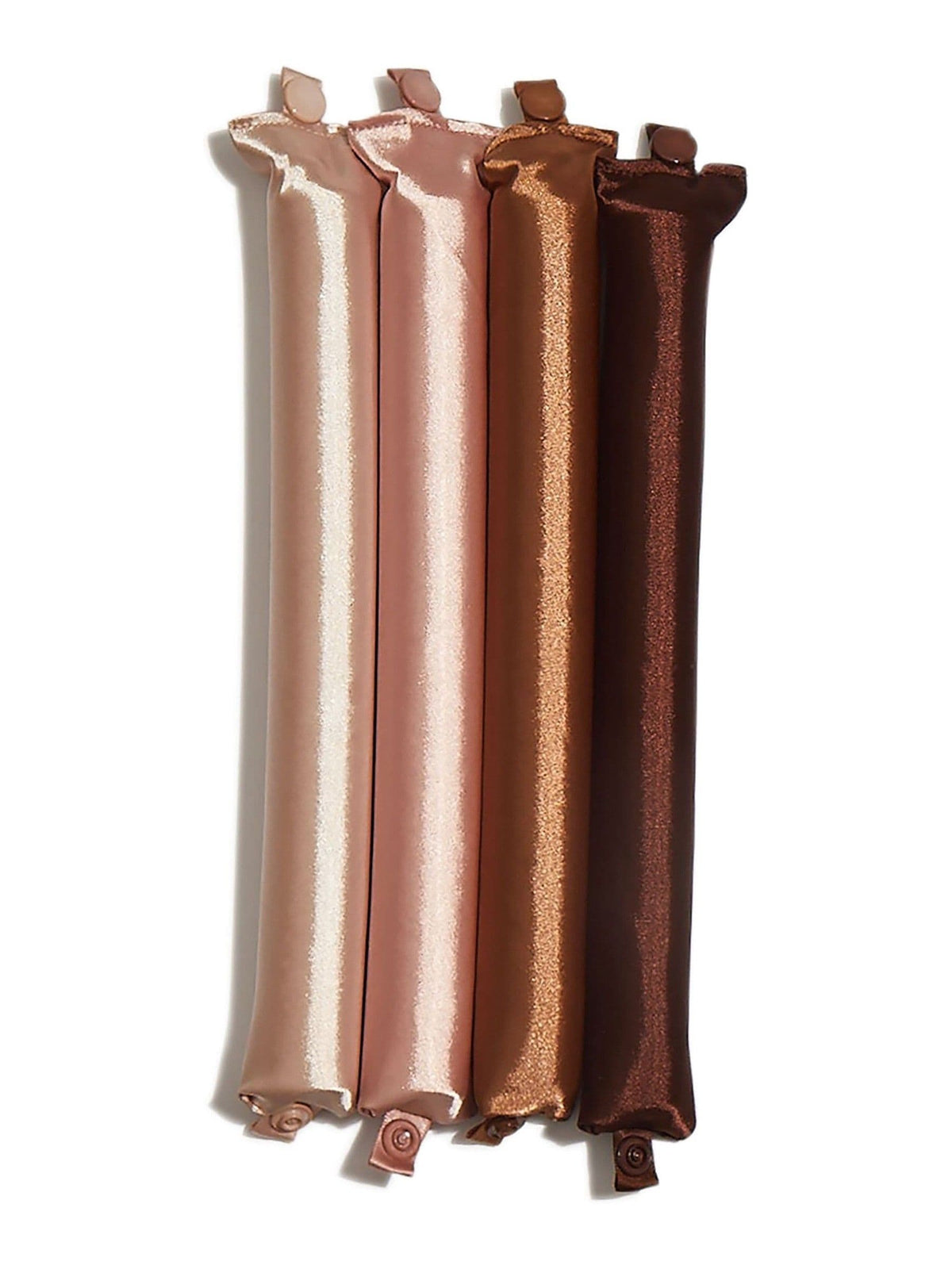Kitsch satin jumbo heatless curling rods 4pc set rosewood - British product