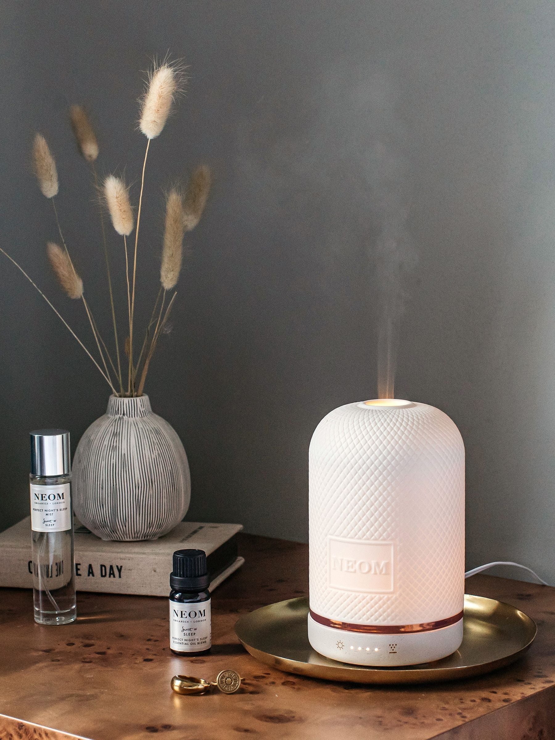 NEOM Wellbeing Pod diffuser for essential oils, British brand