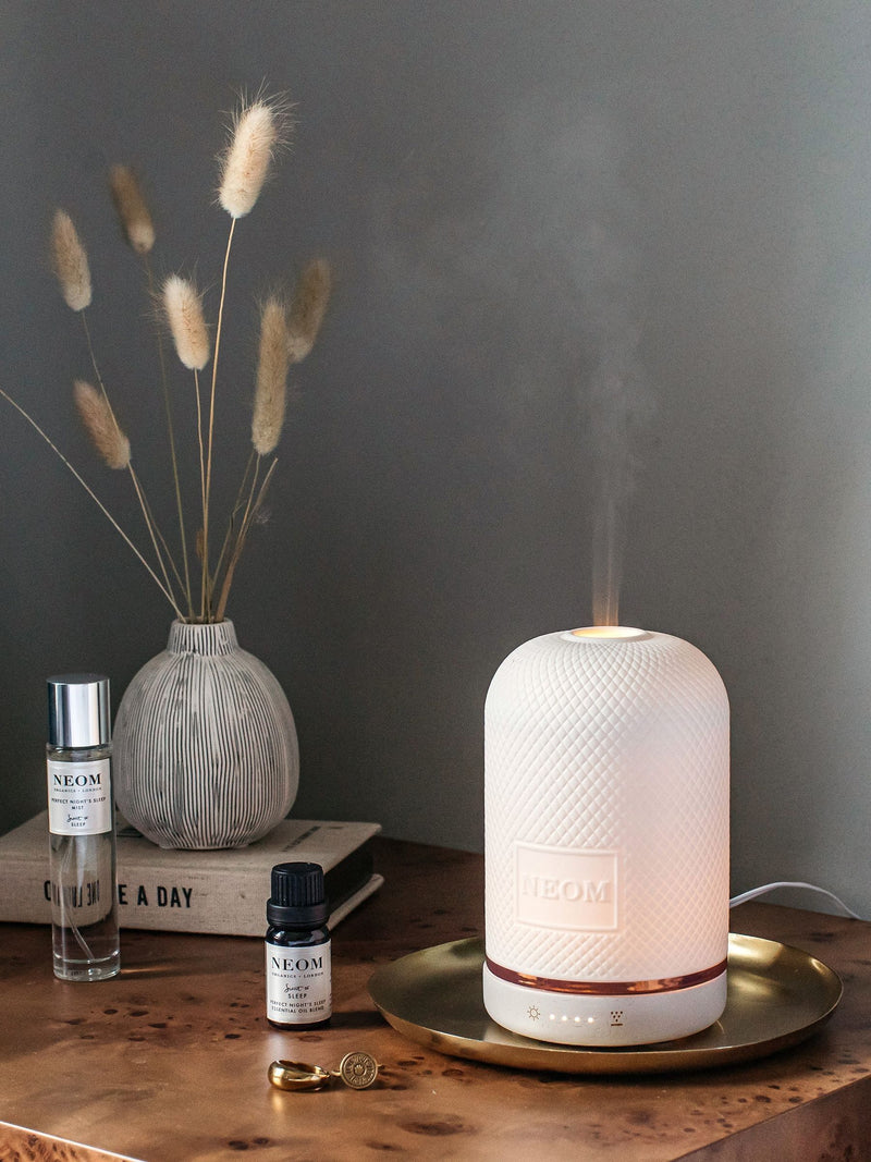 NEOM Wellbeing Pod diffuser for essential oils, British brand