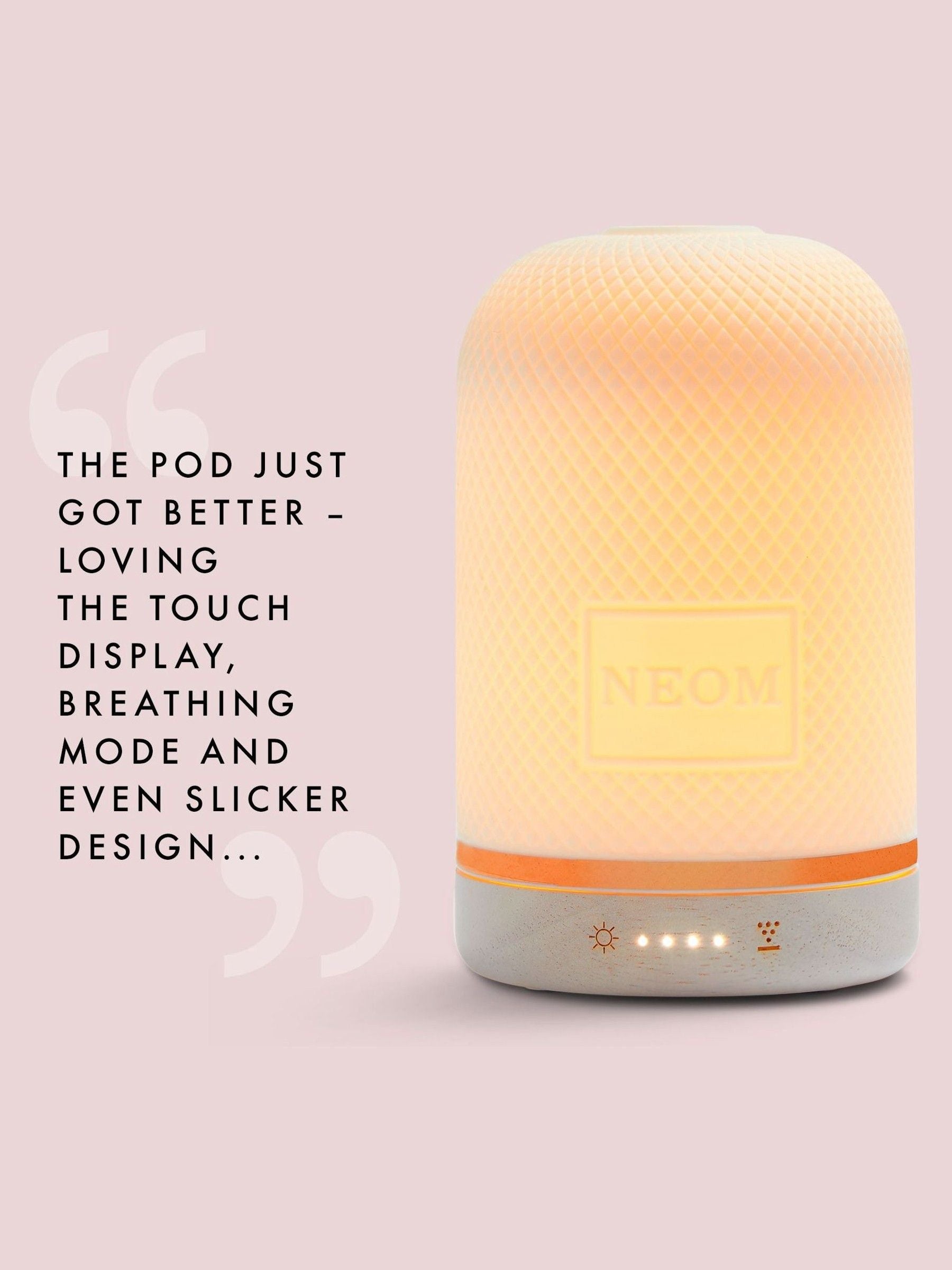 NEOM Wellbeing Pod diffuser for essential oils, British brand