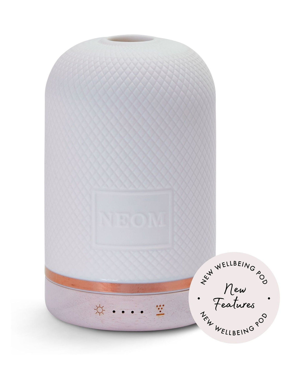 NEOM Wellbeing Pod diffuser for essential oils, British brand