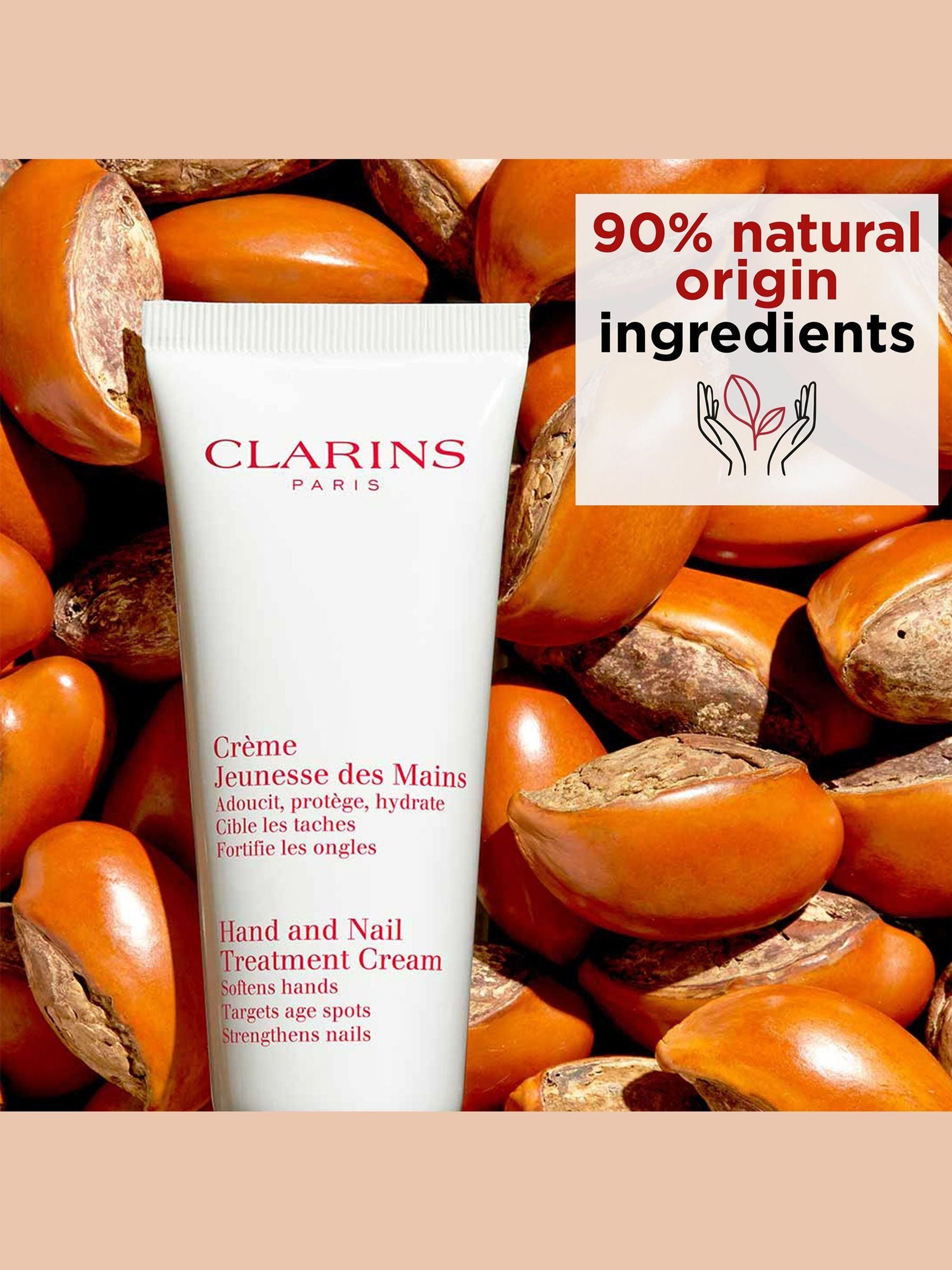 Clarins hand and nail treatment cream 100ml - British product