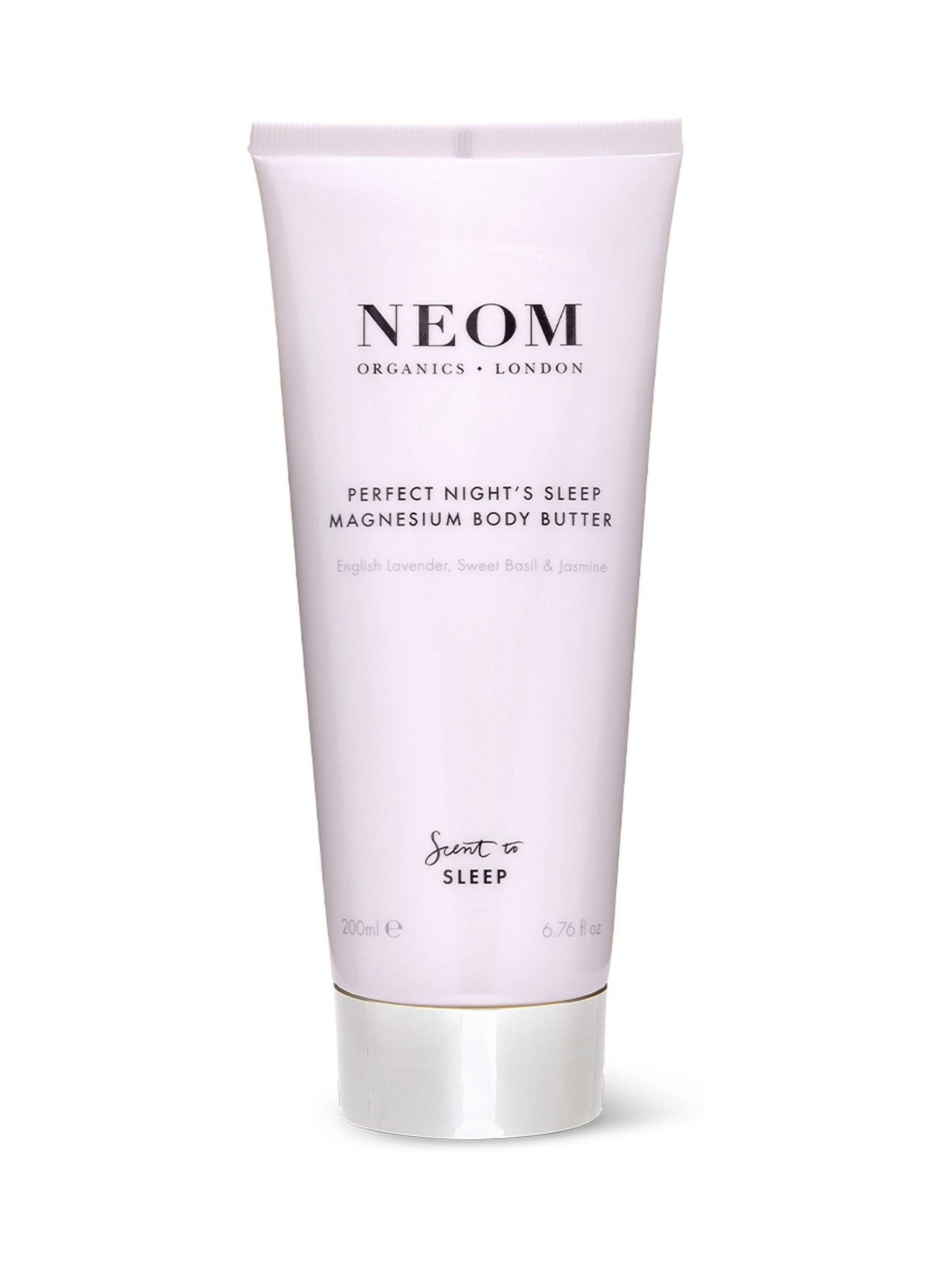 NEOM Perfect Nights Sleep Magnesium Body Butter 200ml, imported from the UK