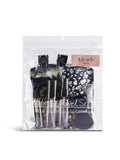 Kitsch travel bottle set 11 piece black, UK version