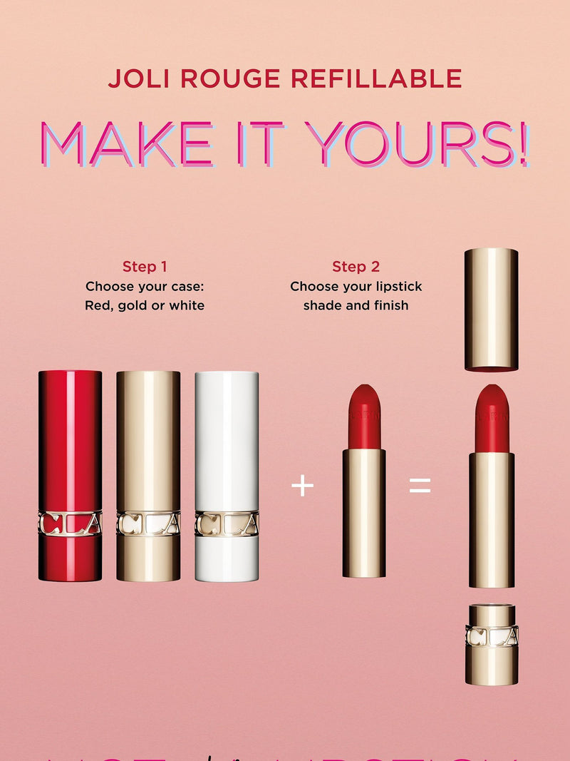 Clarins Joli Rouge lipstick, imported from the UK