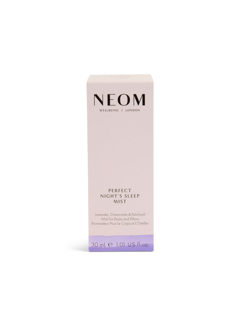 NEOM Perfects Night's Sleep Mist 30ml, imported from the UK