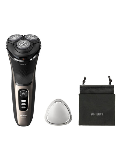 Next Philips Våt og Tørr Elektrisk Barbermaskin Serie 3000 med 5D Flex Hoder- Kjøp online hos McGrocer