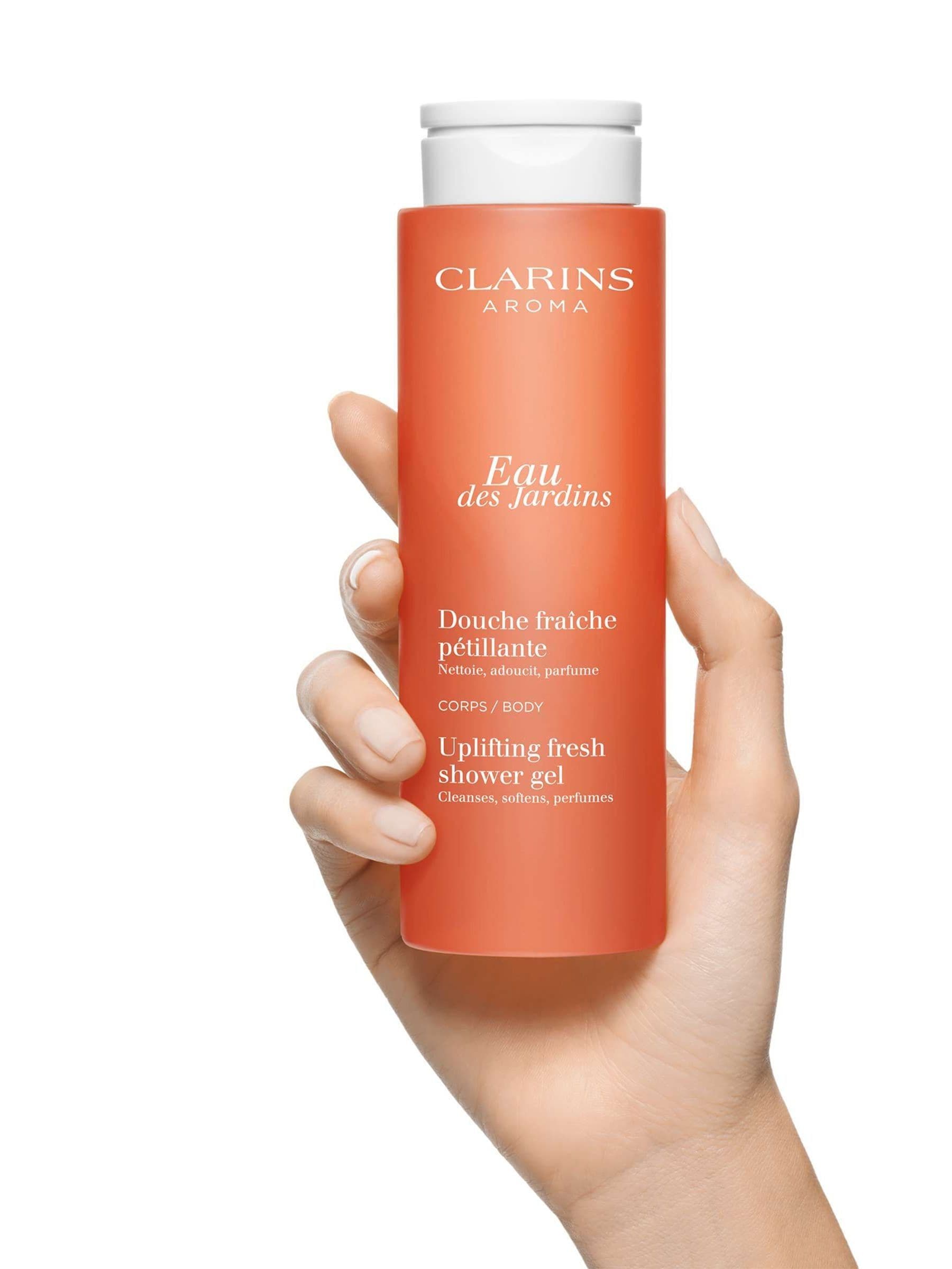 Clarins Eau des Jardins Uplifting Fresh shower gel 200ml - British product