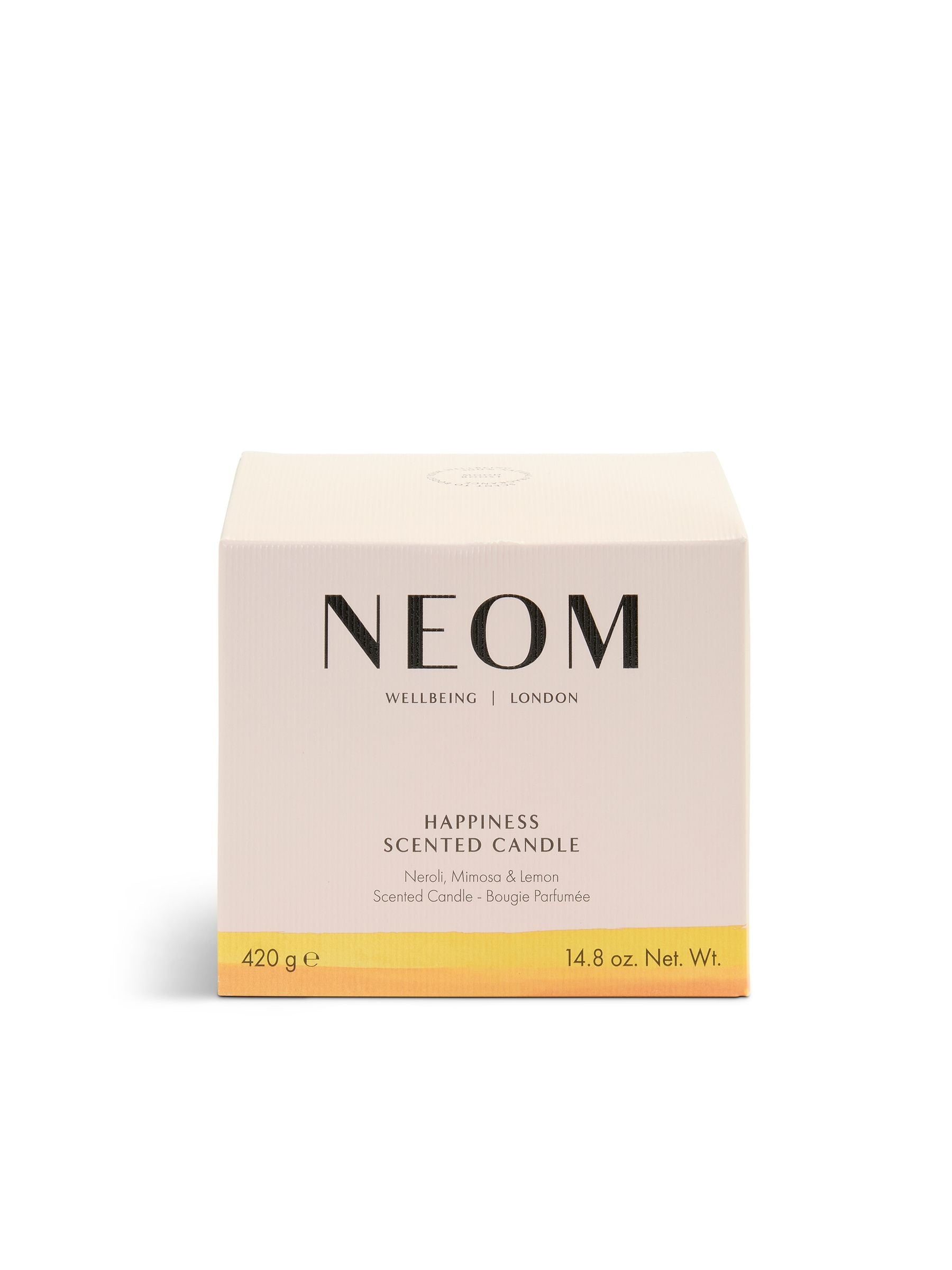 NEOM Happiness scented candle with 3 wicks - British product