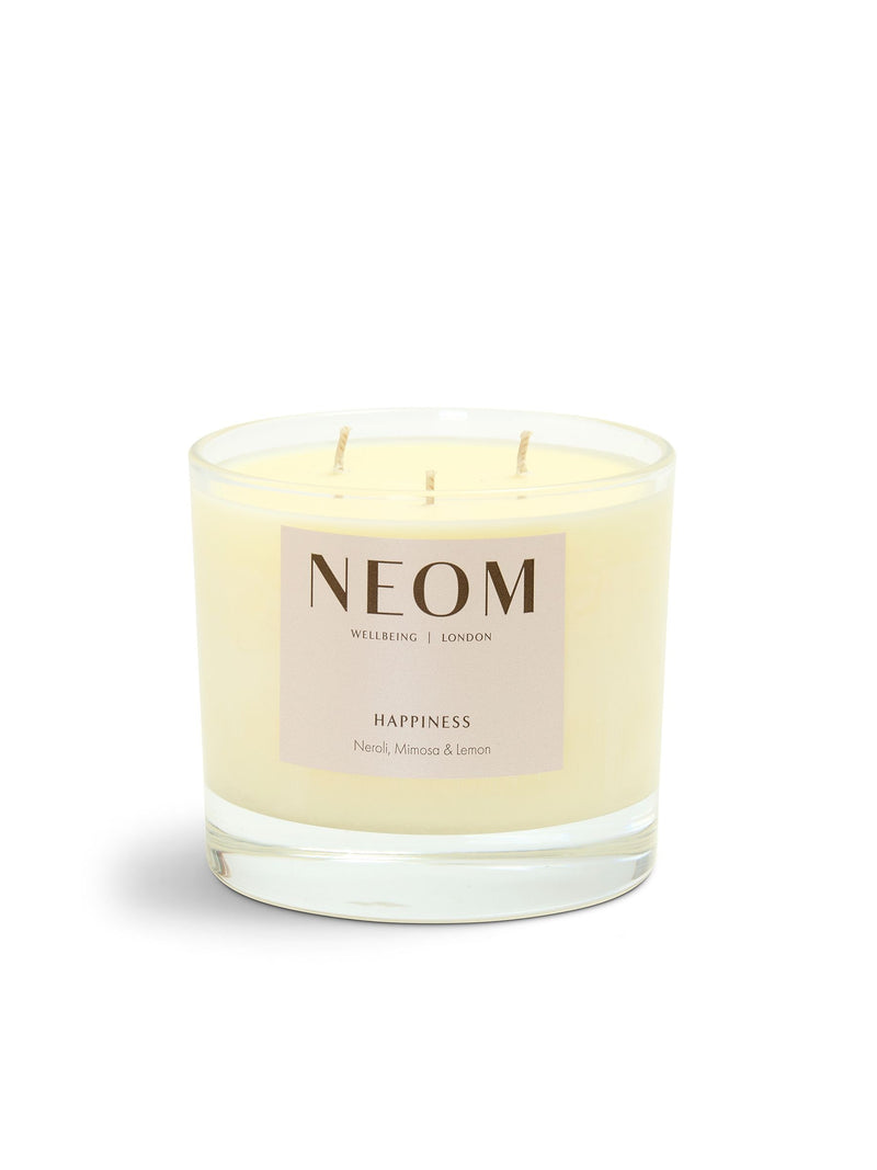 NEOM Happiness scented candle with 3 wicks - British product