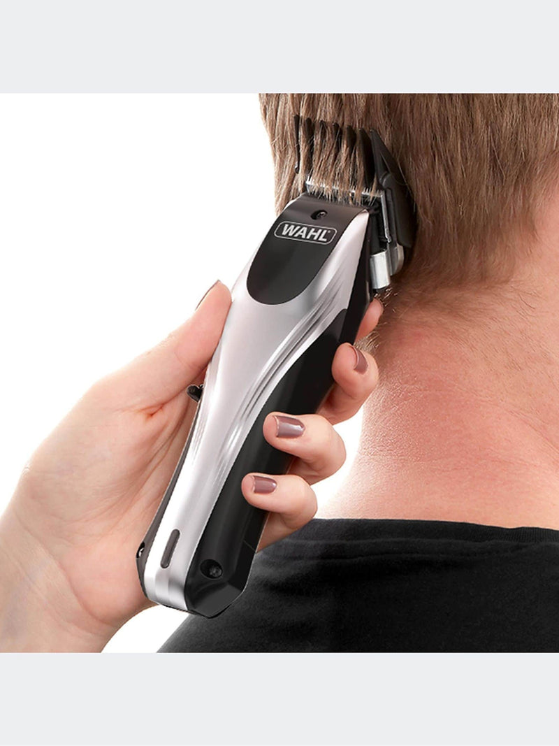 Wahl Rapid Clip cordless hair clipper with attachment combs (British brand)