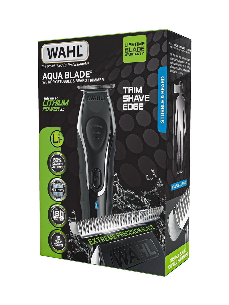 Wahl Aqua Blade Rechargeable Beard Trimmer Kit (British brand)