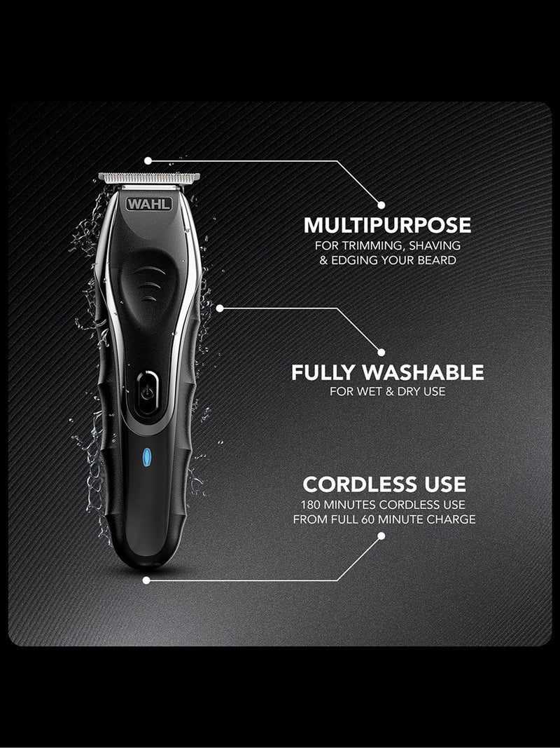 Wahl Aqua Blade Rechargeable Beard Trimmer Kit (British brand)