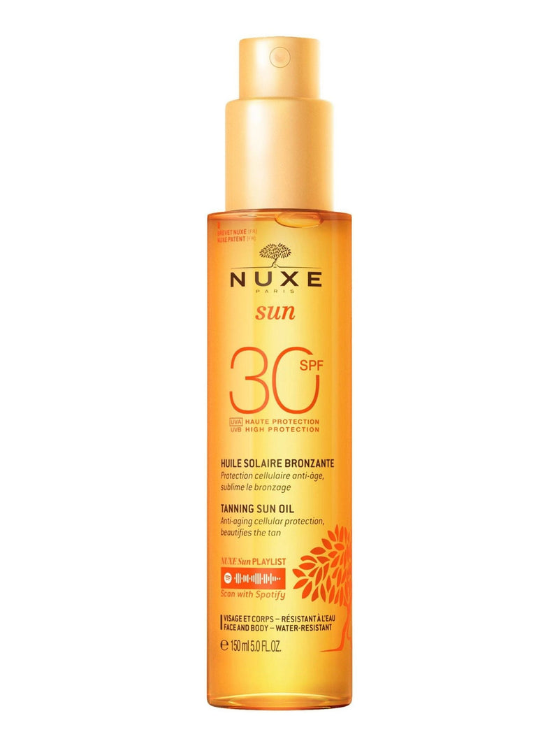 Nuxe Sun Tanning Oil SPF 30 150ml, imported from the UK