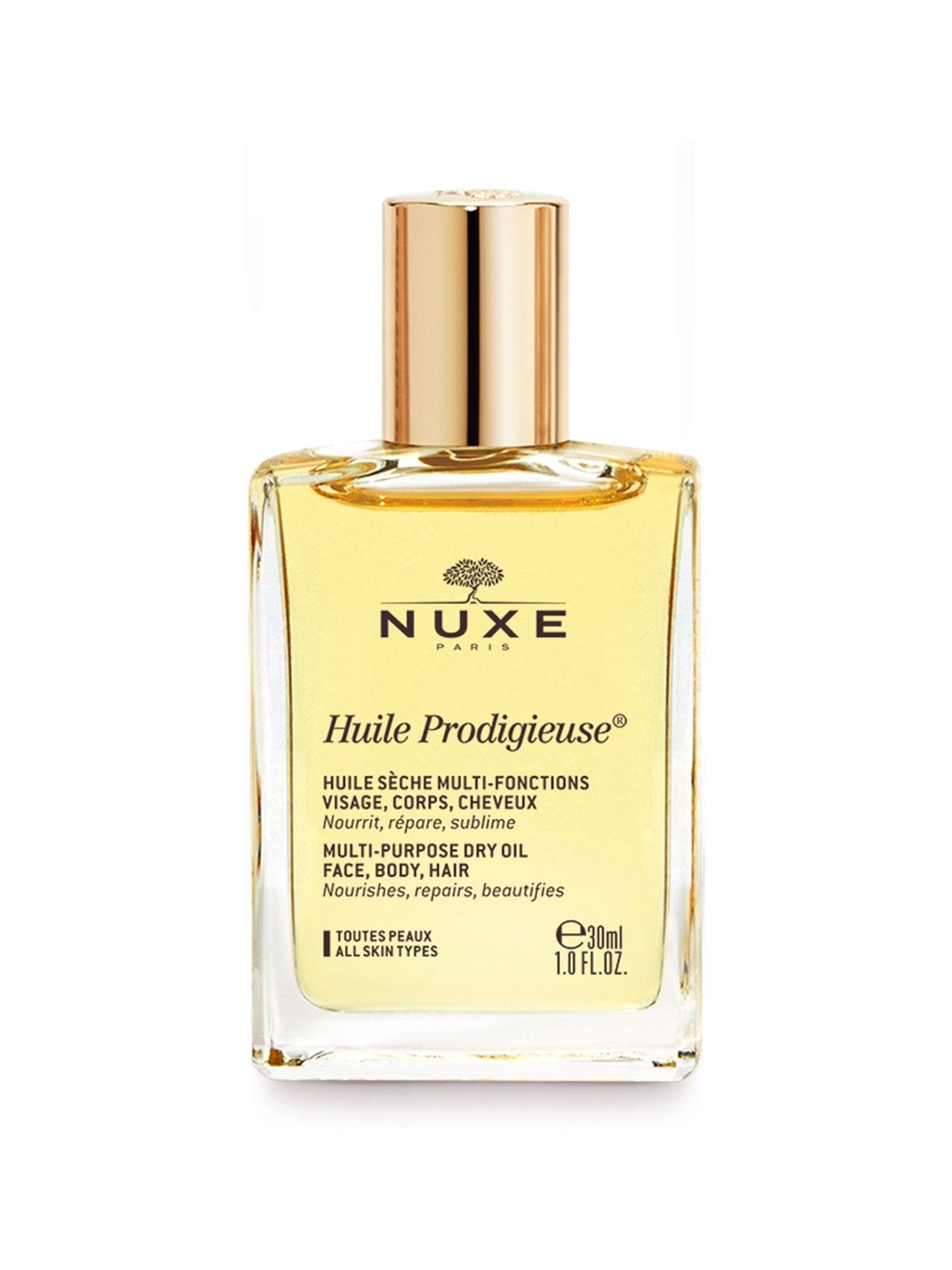 Nuxe Huile Prodigieuse dry oil travel size, imported from the UK