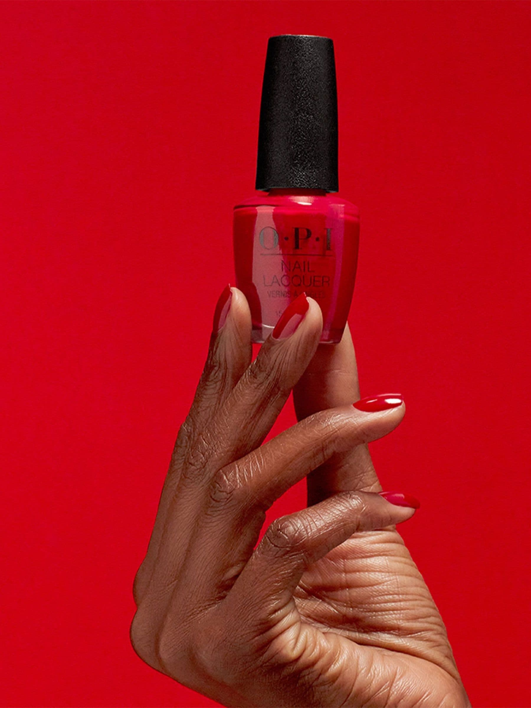 OPI Nail Envy strong red creme nail strengthener, imported from the UK