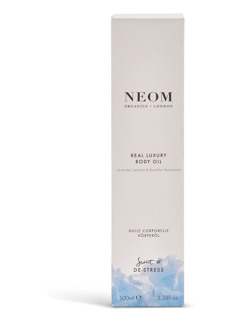 NEOM Real Luxury Body Oil 100ml, imported from the UK.