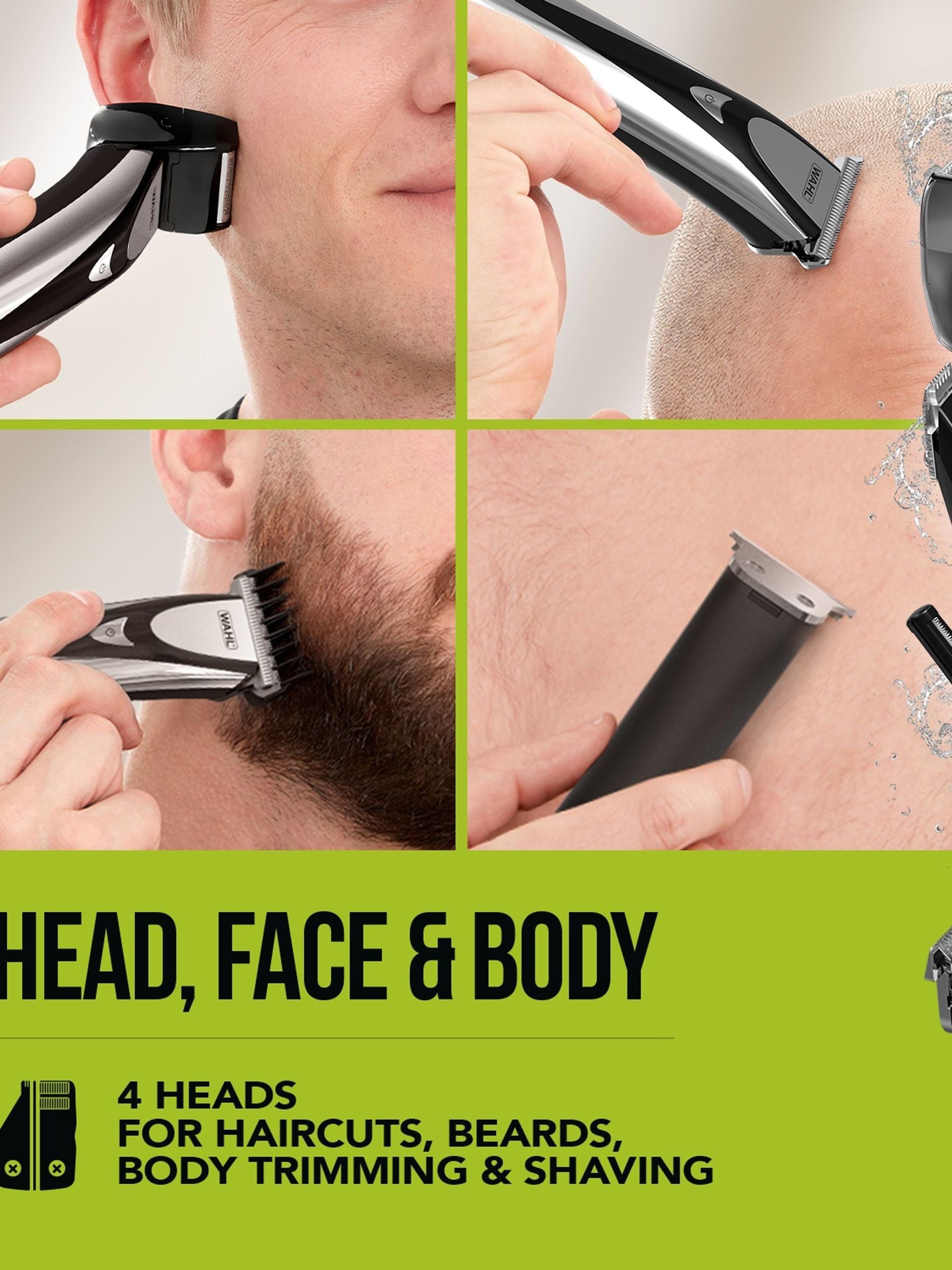 Wahl Elite 8-in-1 Multigroomer hair and beard trimmer (British brand)