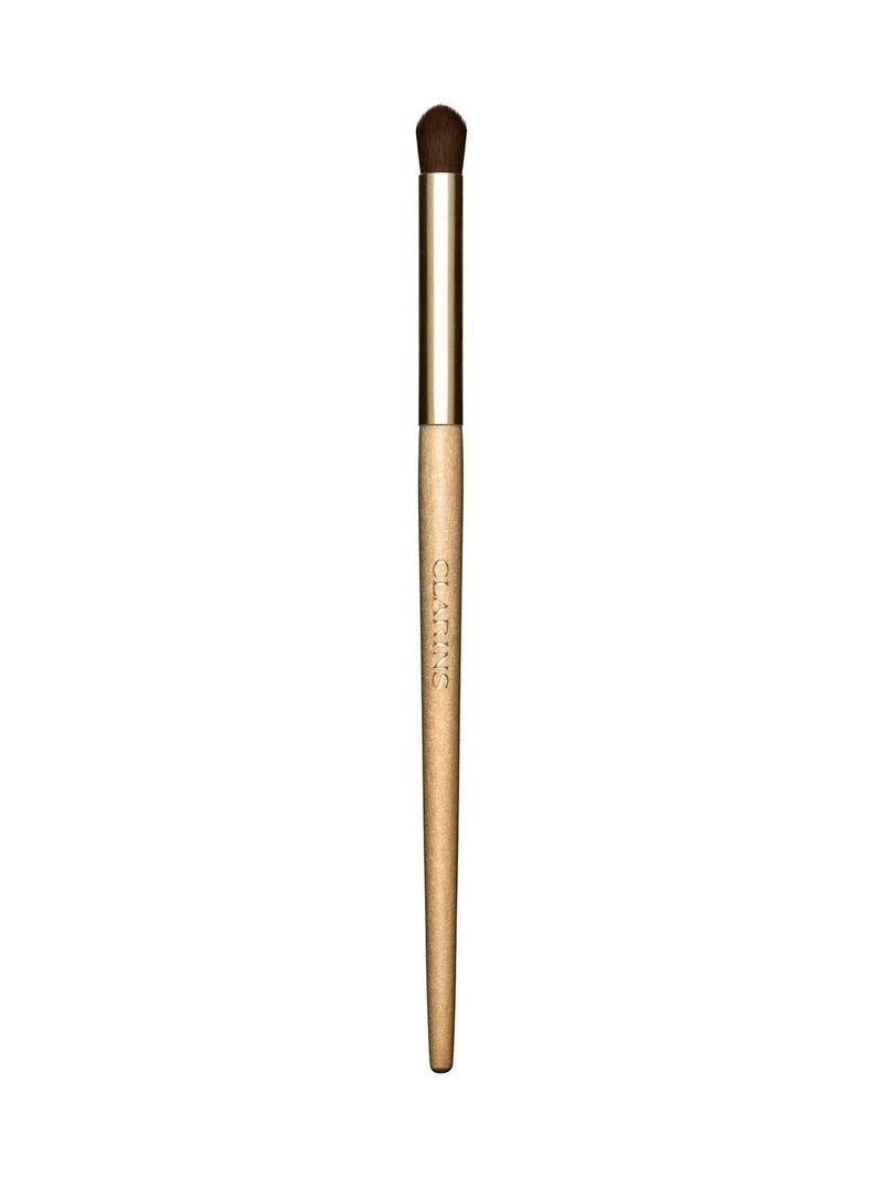Clarins eyeshadow brush with soft bristles and birchwood handle, UK version