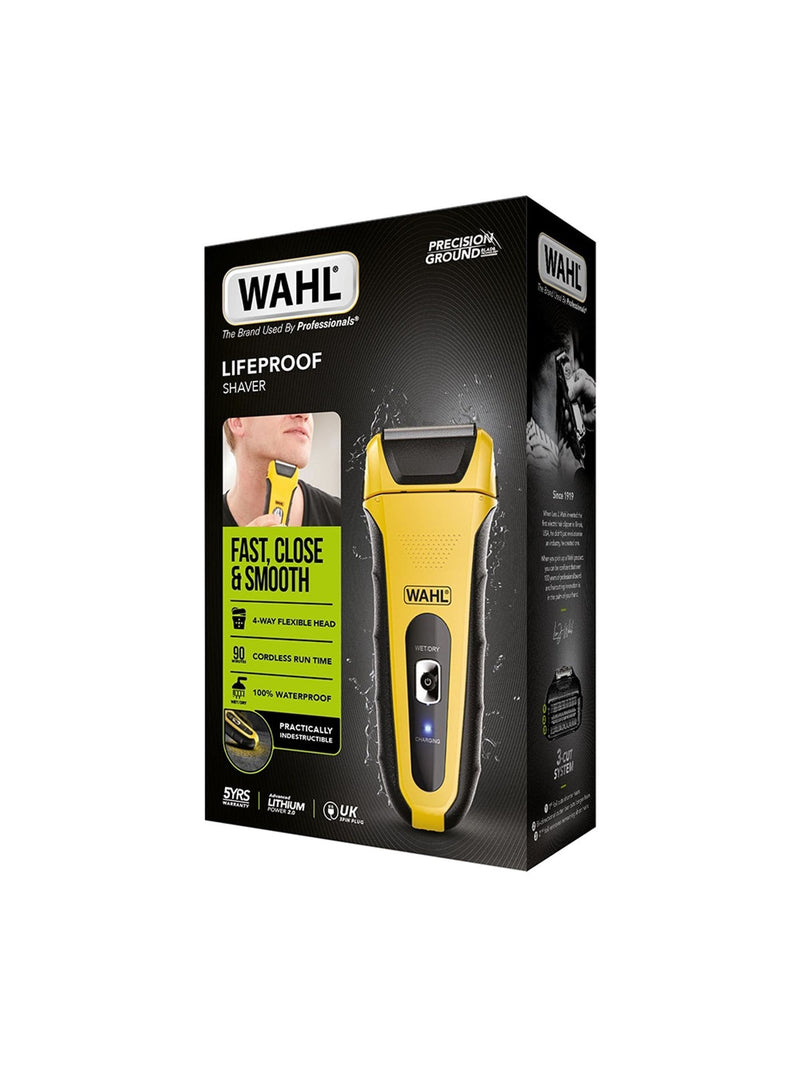 Wahl Lifeproof electric shaver with pop-up trimmer (British brand)