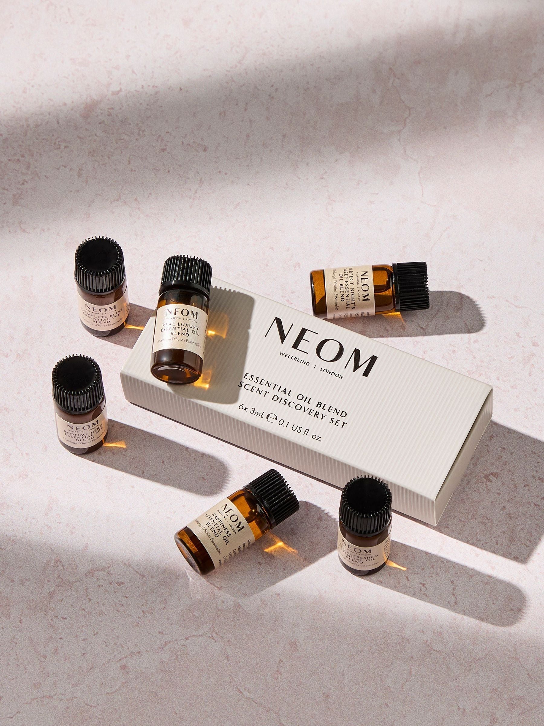 Neom Scent Discovery essential oil gift set (British brand)