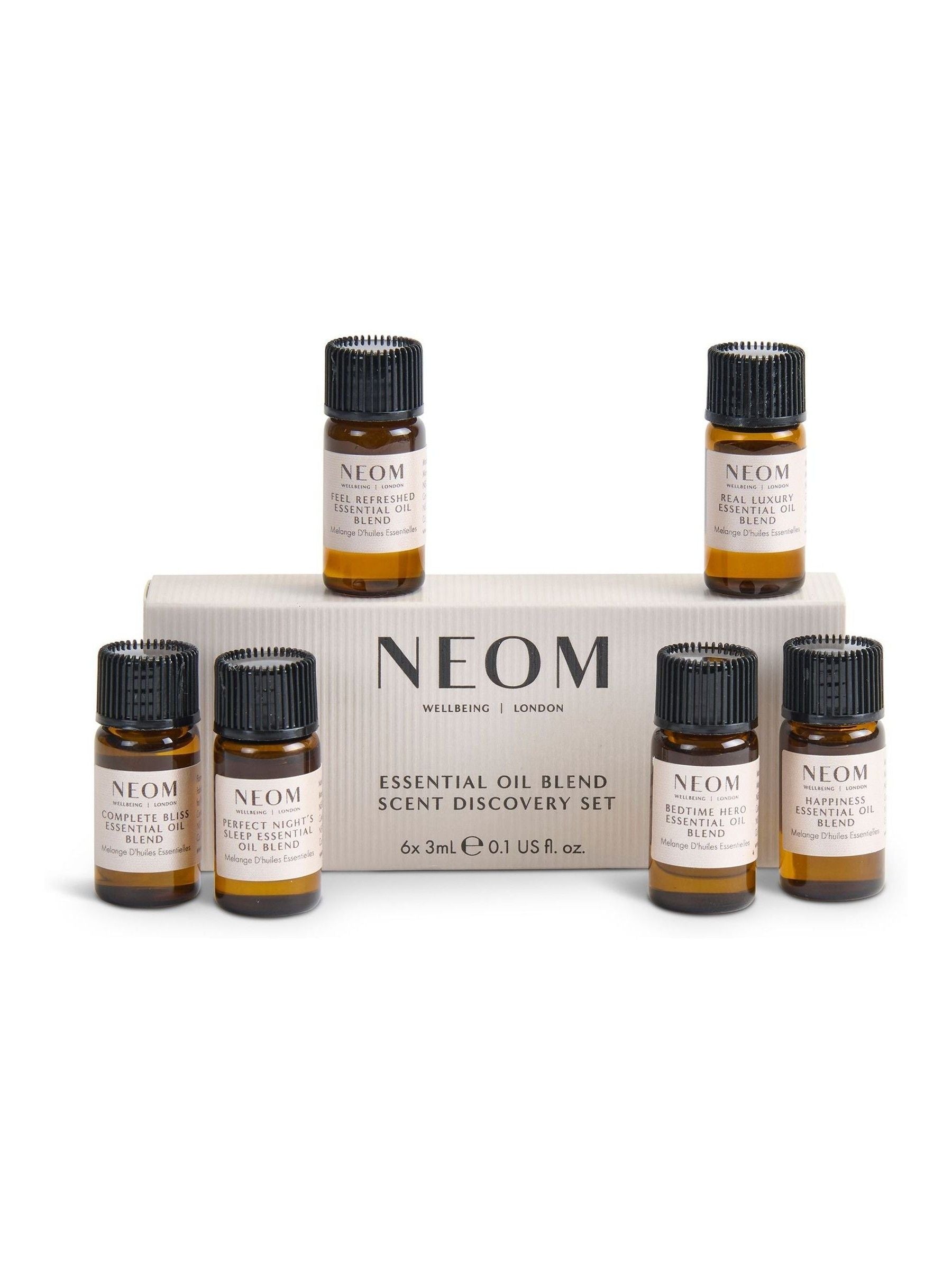 Neom Scent Discovery essential oil gift set (British brand)