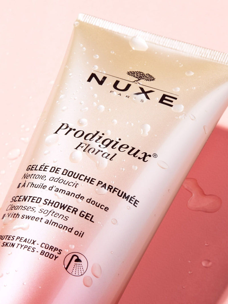 Nuxe floral shower gel 200ml, imported from the UK