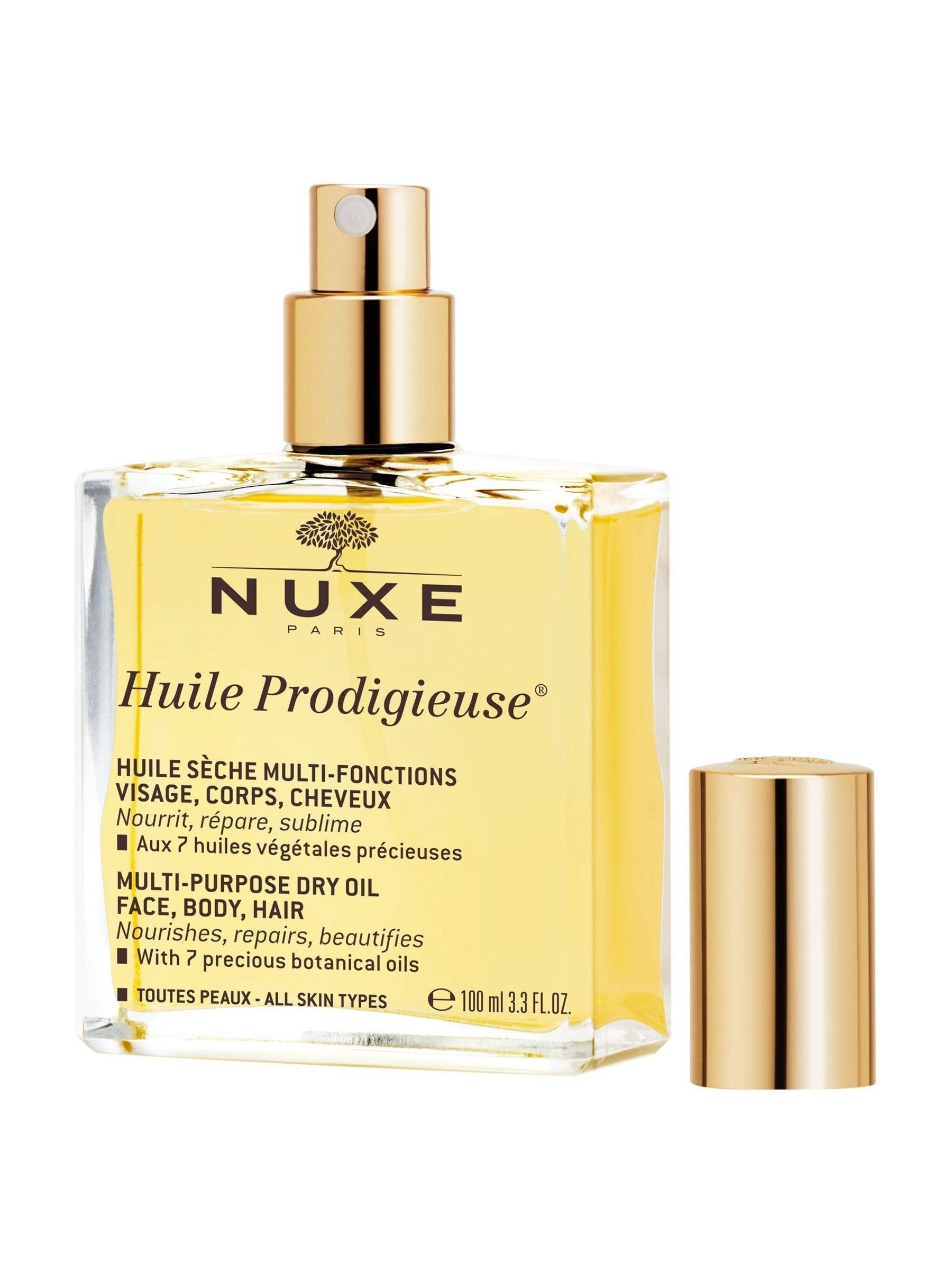 Nuxe Huile Prodigieuse multi-purpose dry oil, imported from the UK