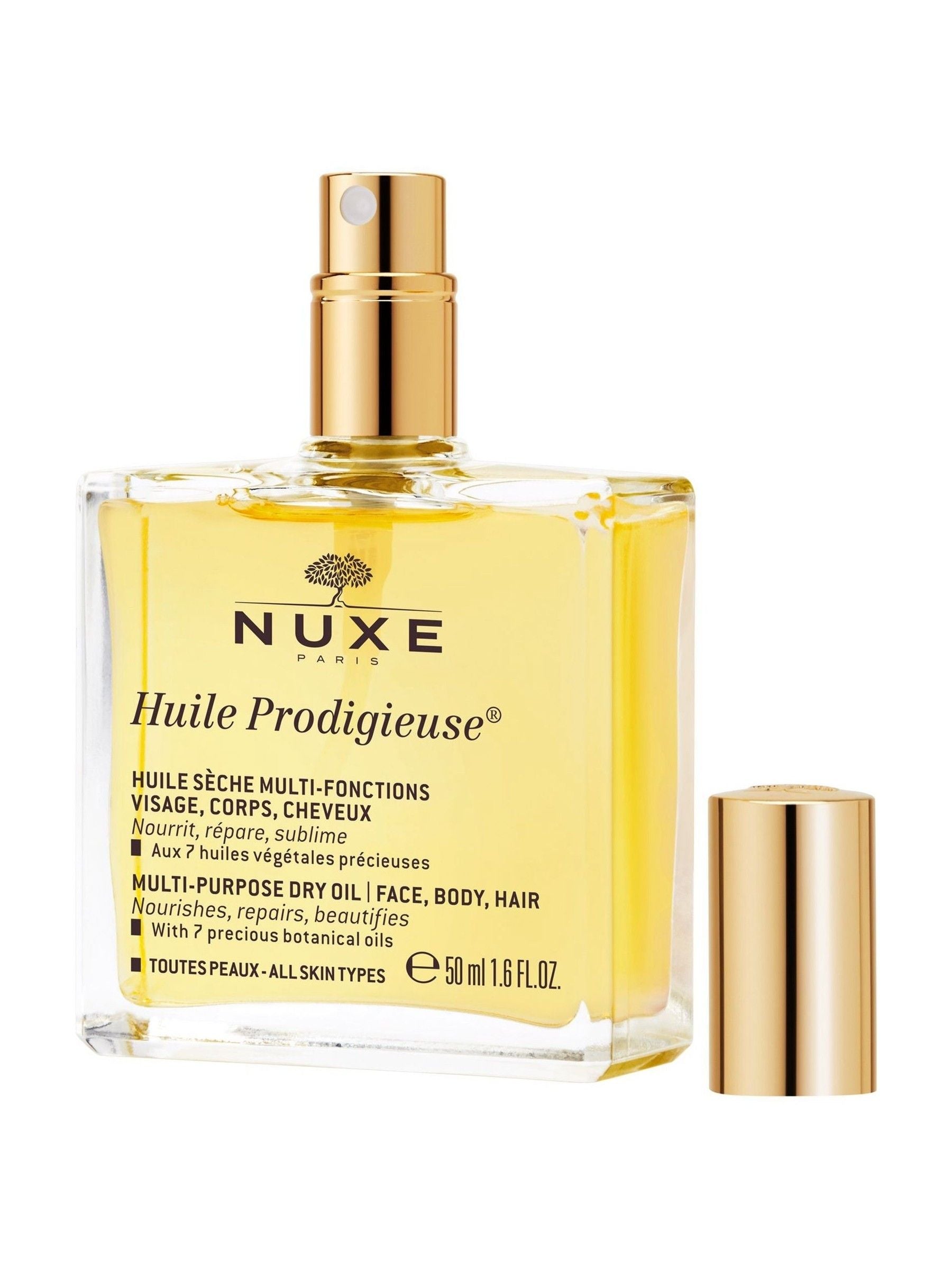 Nuxe Huile Prodigieuse multi-purpose dry oil, imported from the UK