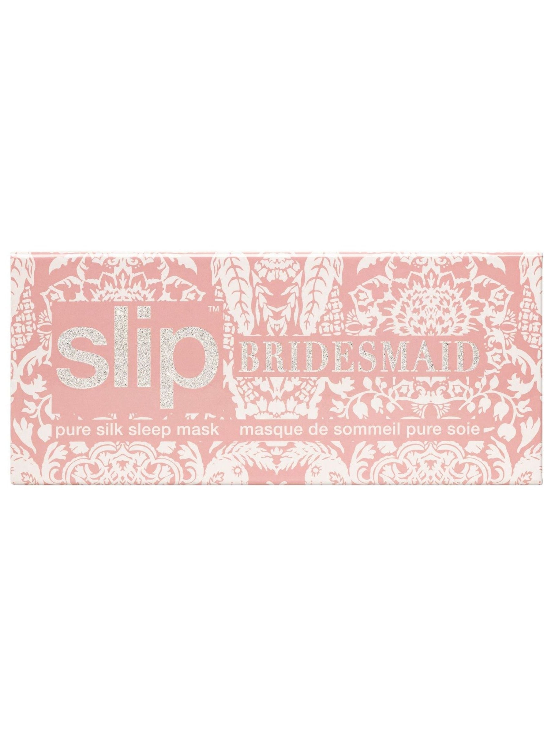 Slip Bridesmaid silk sleep mask 8.5cm x 20.5cm (British brand)
