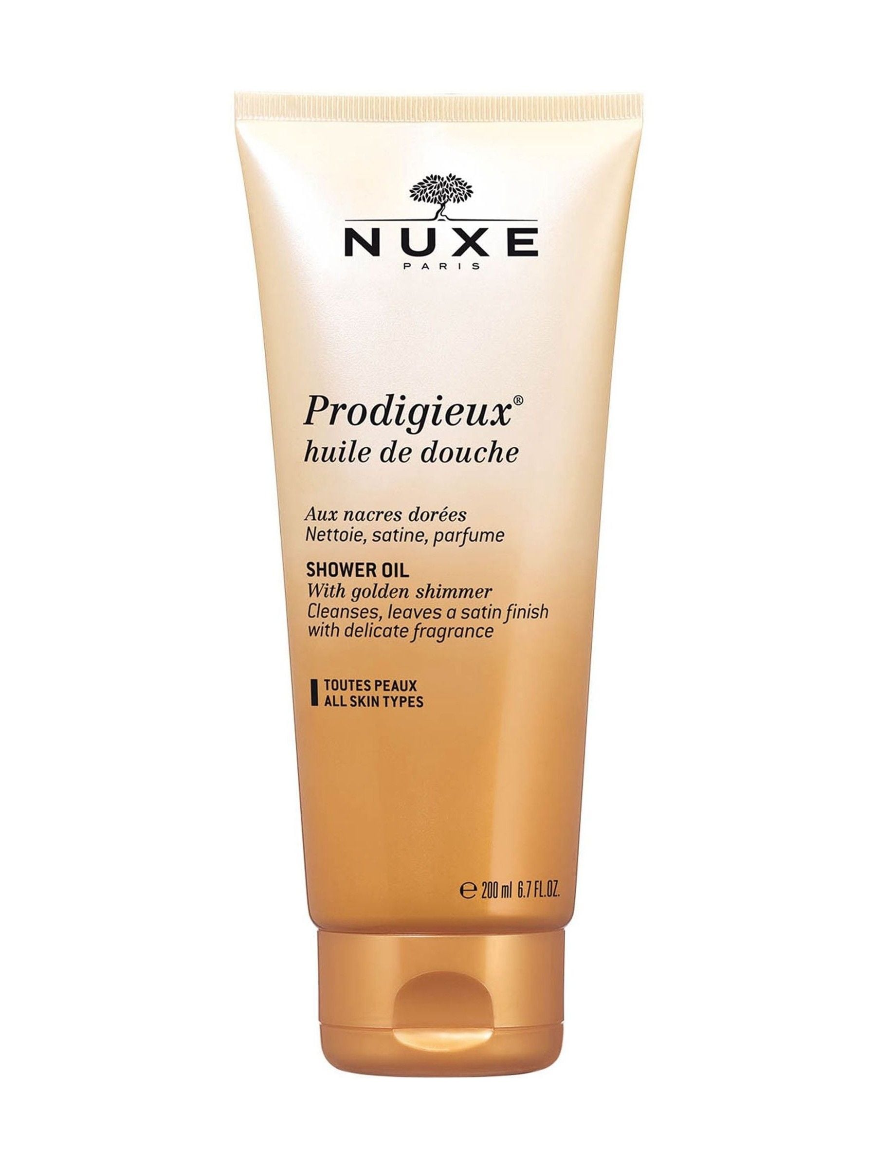 Nuxe Prodigieux shower oil 200ml, imported from the UK