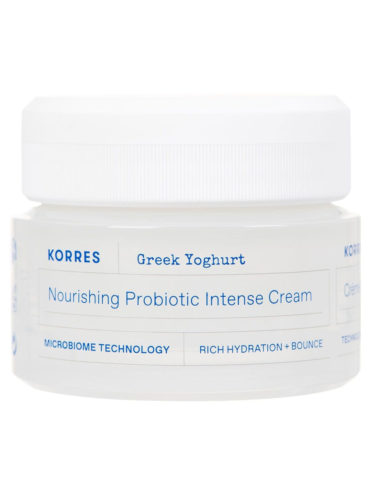 Korres Greek Yoghurt Nourishing Intense Cream 40ml, imported from the UK