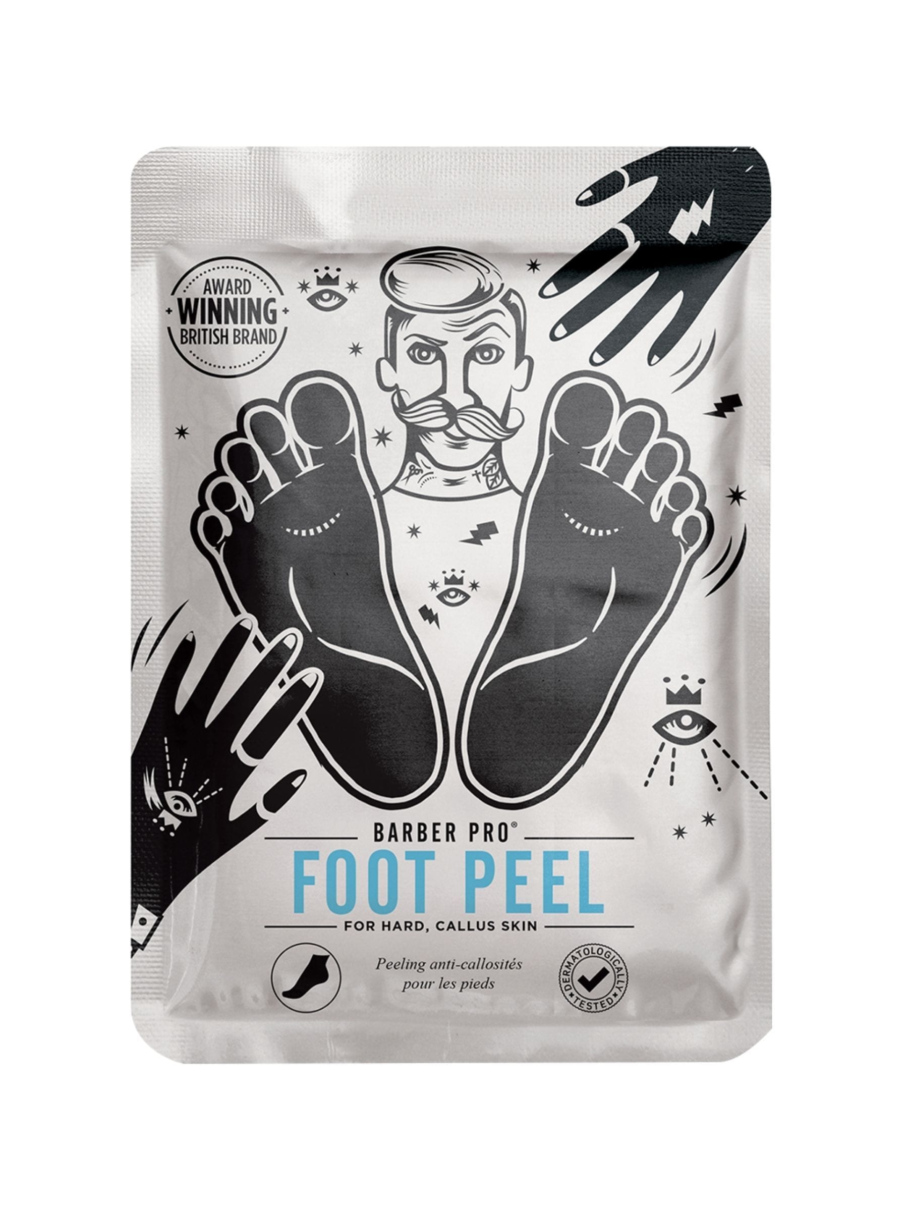 BARBER PRO foot peel bootie - British product