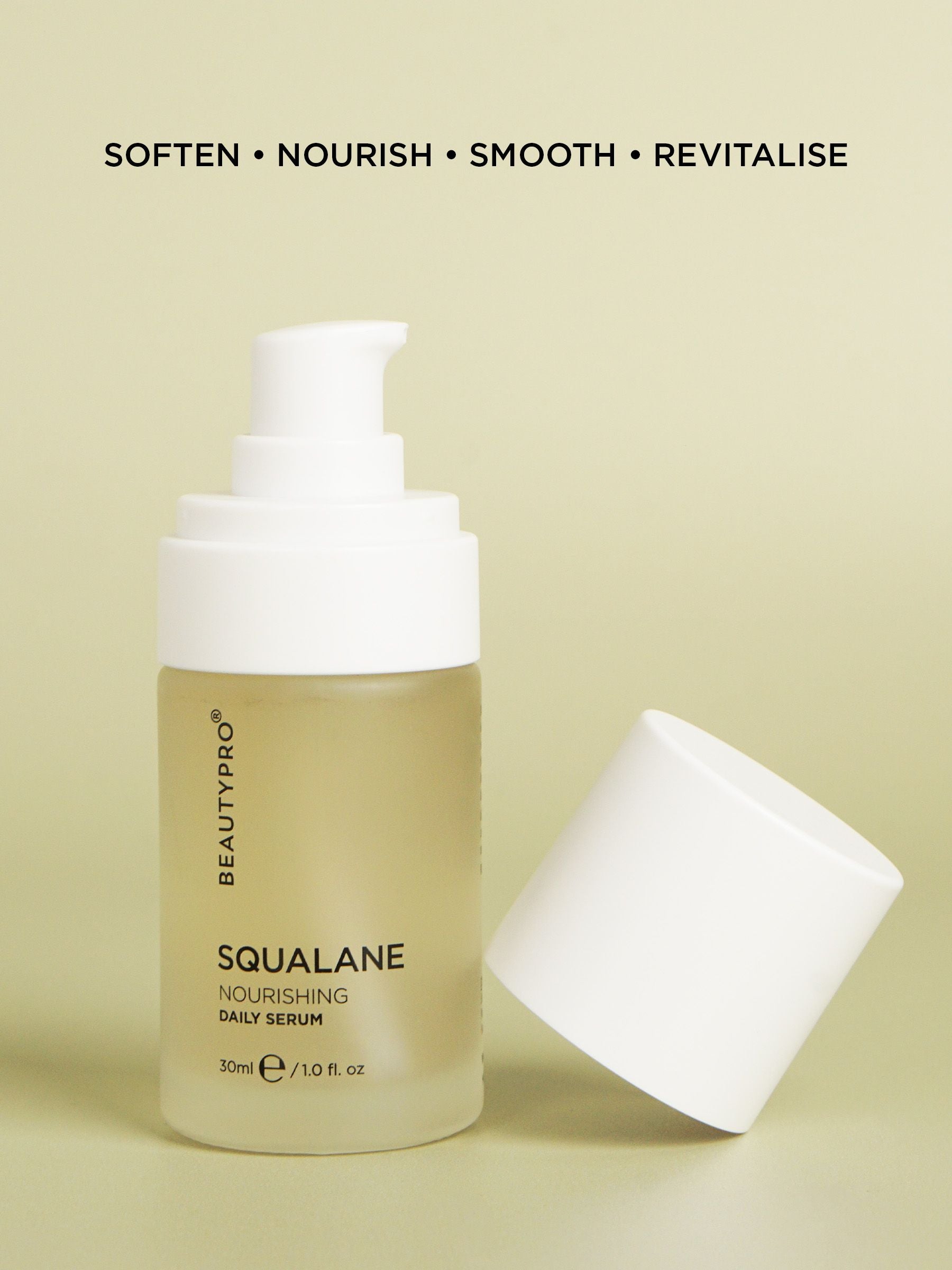 BeautyPro Squalane Nourishing Daily facial serum 30ml, imported from the UK