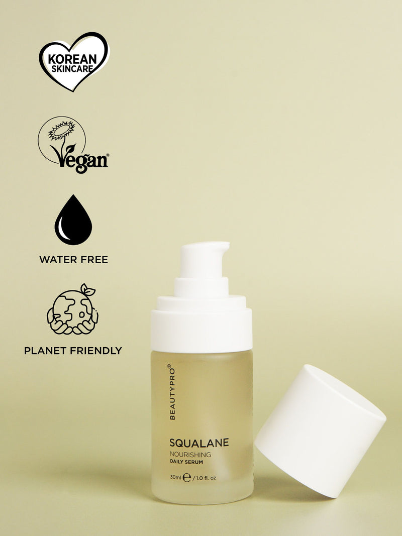BeautyPro Squalane Nourishing Daily facial serum 30ml, imported from the UK