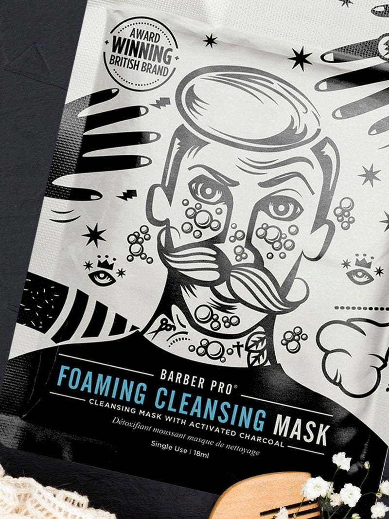 Barber Pro Foaming Cleansing Mask (British brand)